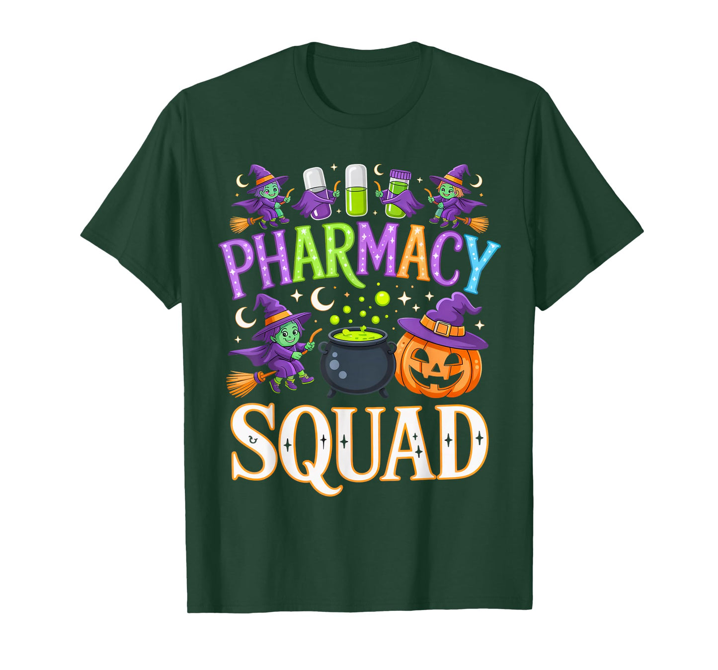 Pharmacy Squad Halloween Outfit for Witches and Students T-Shirt