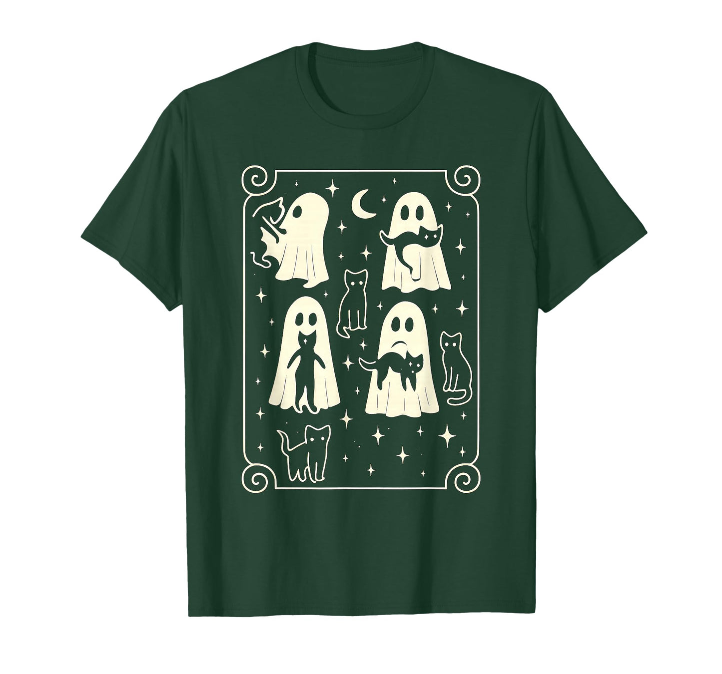 Cute Funny Wizard Cat Ghost Weird Kitten Cat Meme Halloween T-Shirt