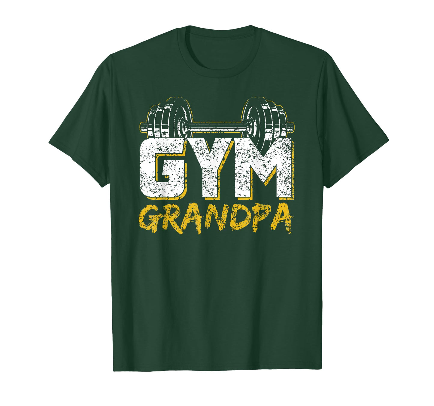 Gym Grandpa Workout Training Fitness Weightlifting Granddad T-Shirt