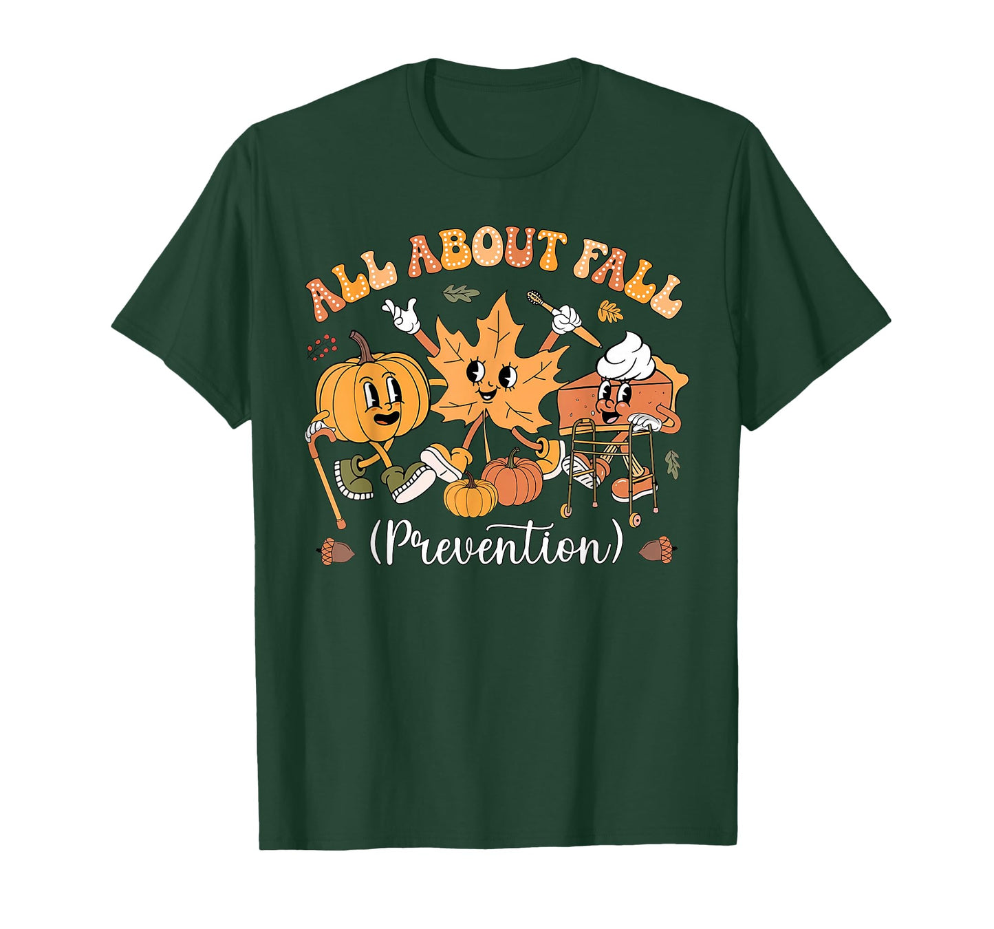 I Love Fall Prevention Fall Physical Therapy Women Men Nurse T-Shirt