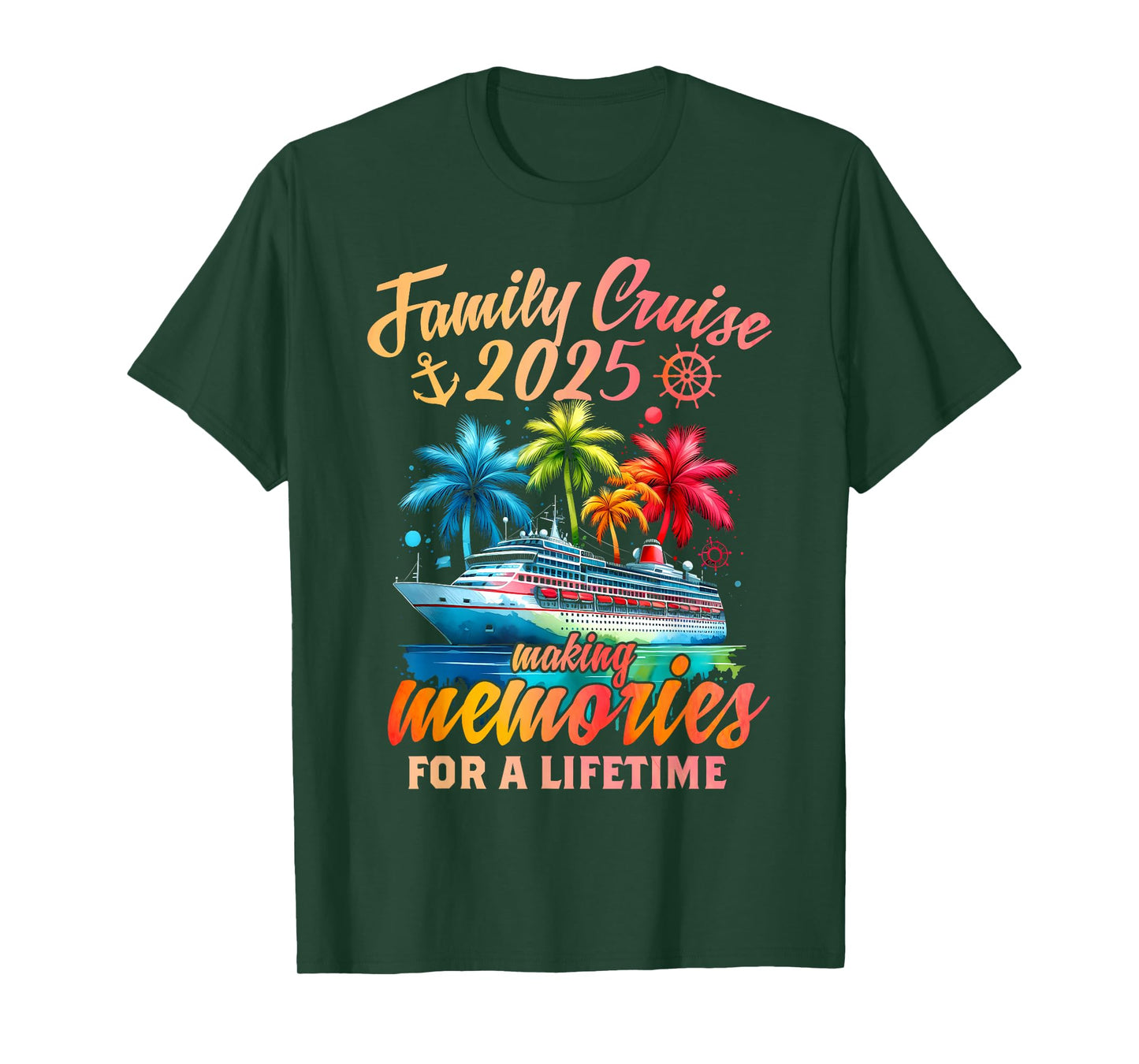 Family Cruise 2025 Family Matching Cruise Vacation Party T-Shirt