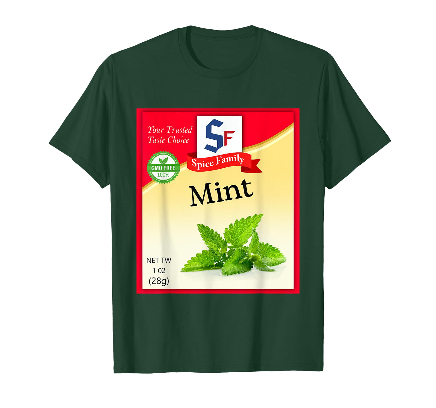 Mint Condiment Costume Holiday Spice Costumes T-Shirt