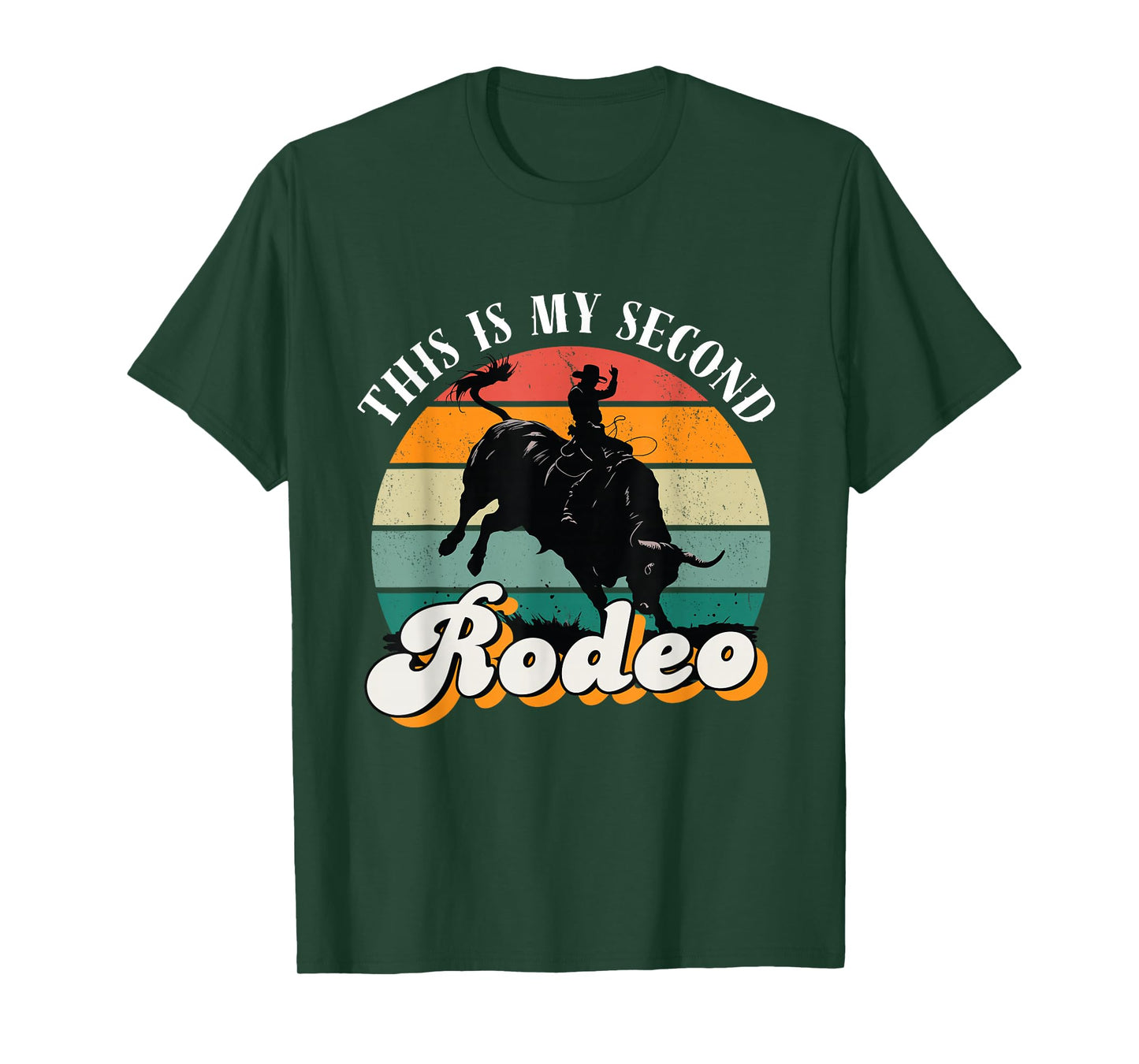 This Is My Second Rodeo vintage cowboy Retro T-Shirt