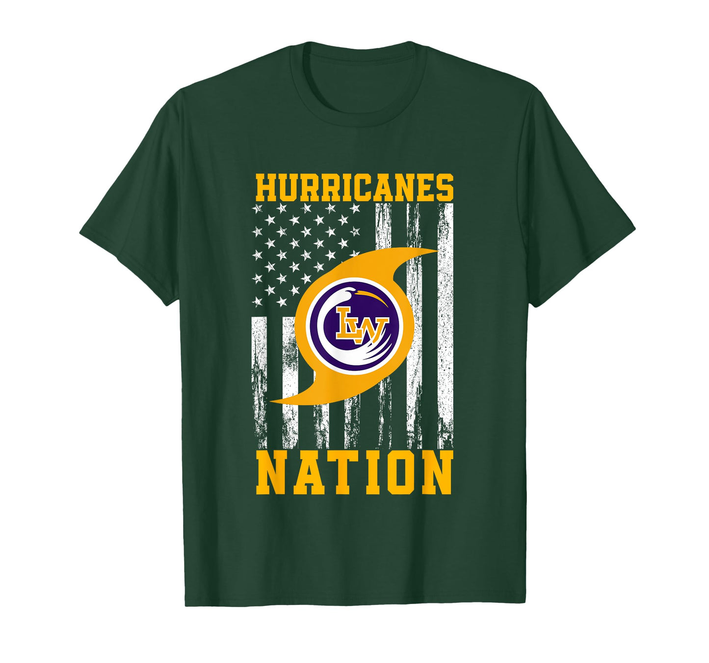 Lake Weir Hurricanes Logo Nation HS T-Shirt