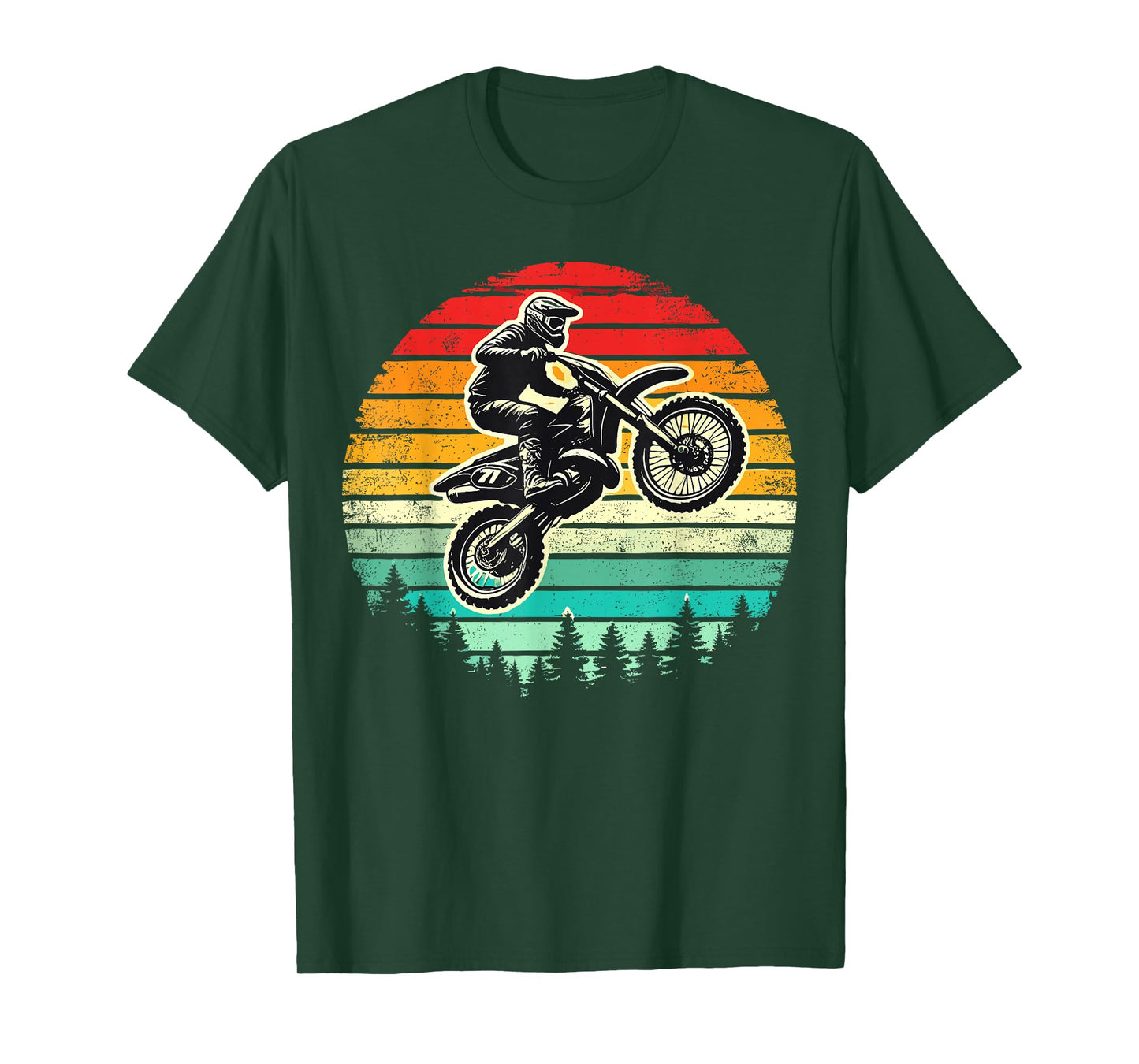 Dirt Bike Rider Vintage Motorcycle Motocross T-Shirt