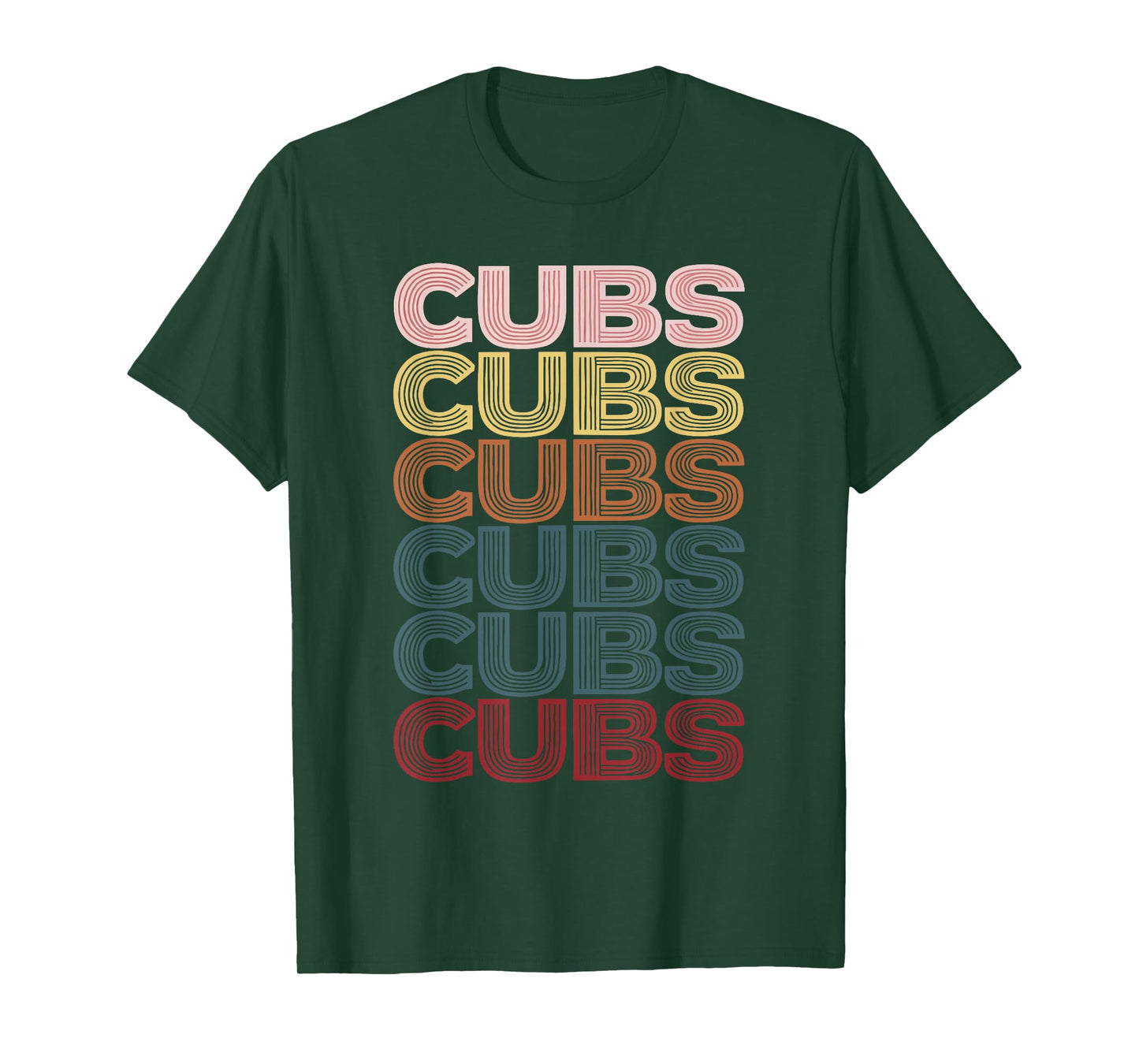 Retro Cubs Name Throwback Vintage T-Shirt