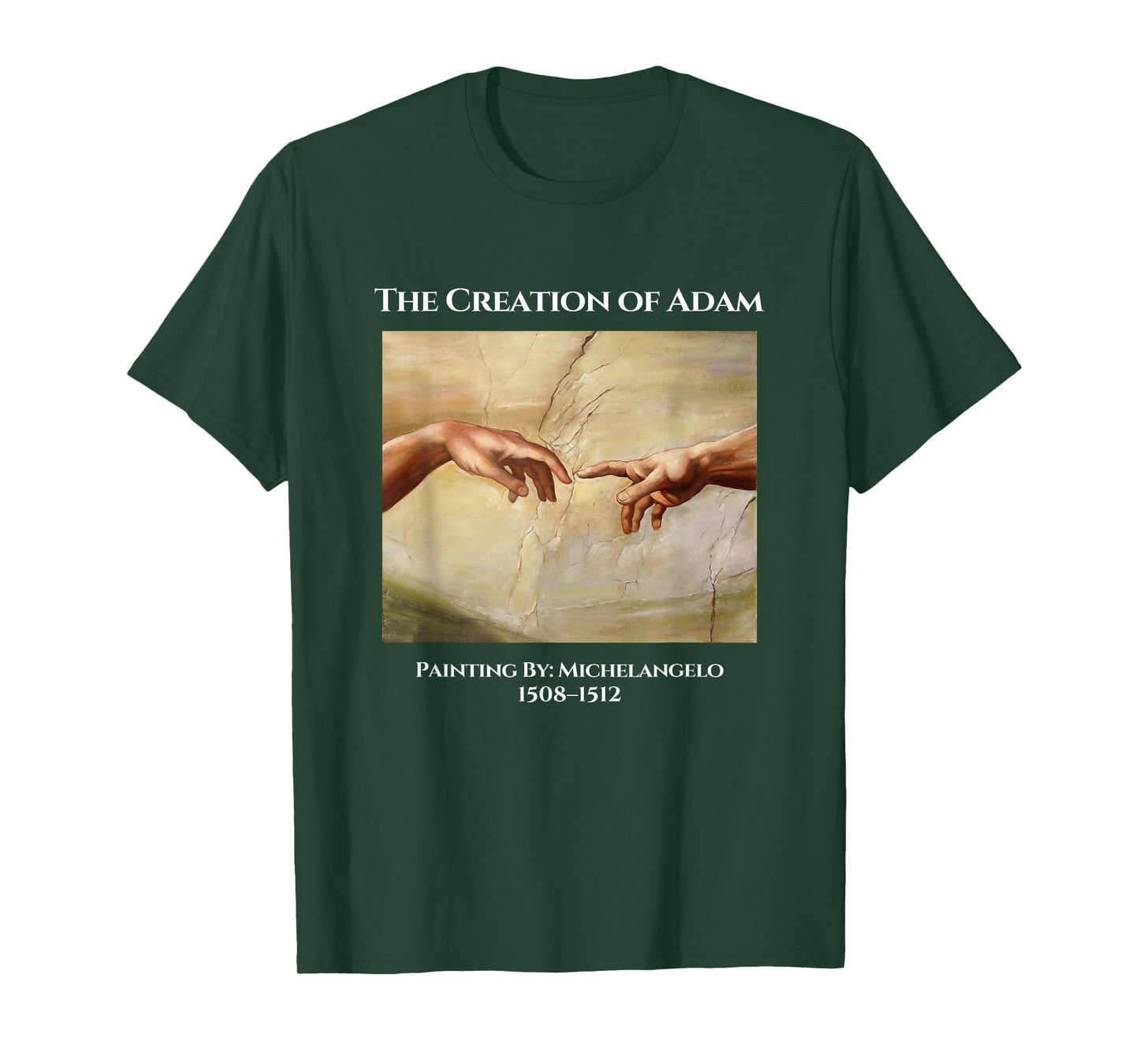 The Creation of Adam Novelty Graphic Tees & Cool Art Designs T-Shirt