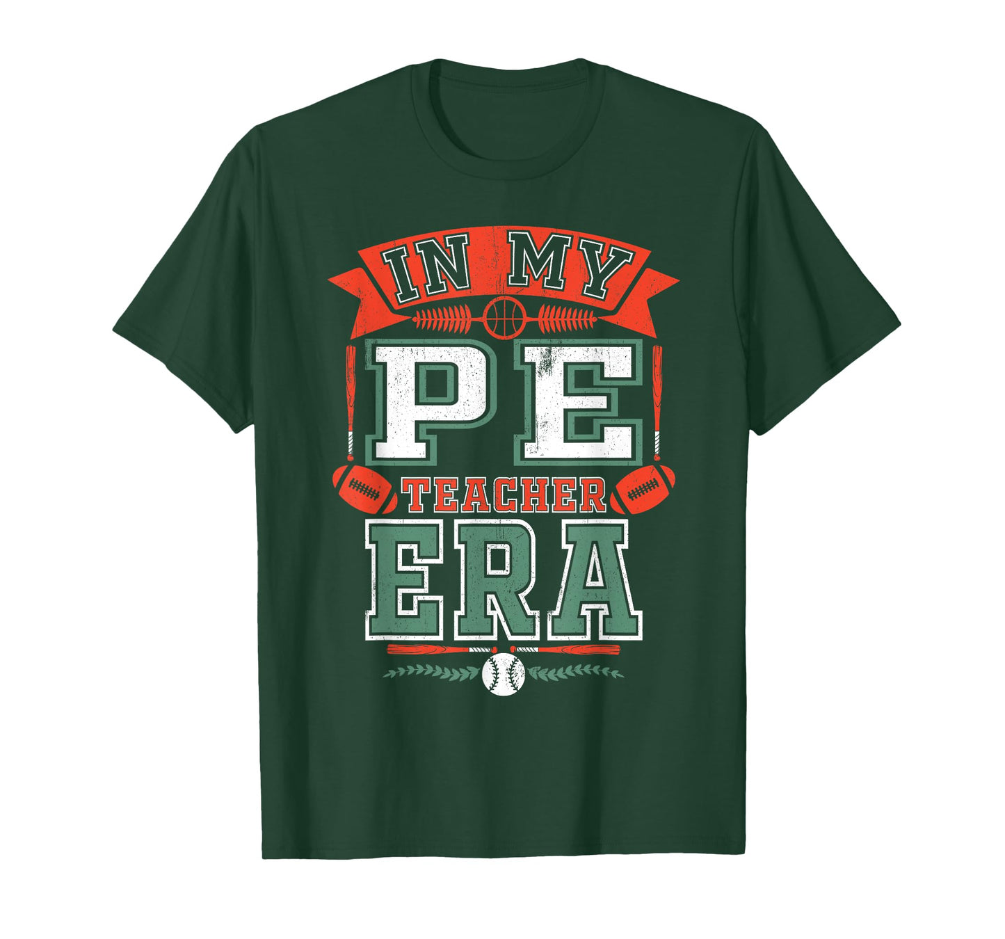 In My P.E. Teacher Era Back to School Gym Teachers Day Men Women T-Shirt