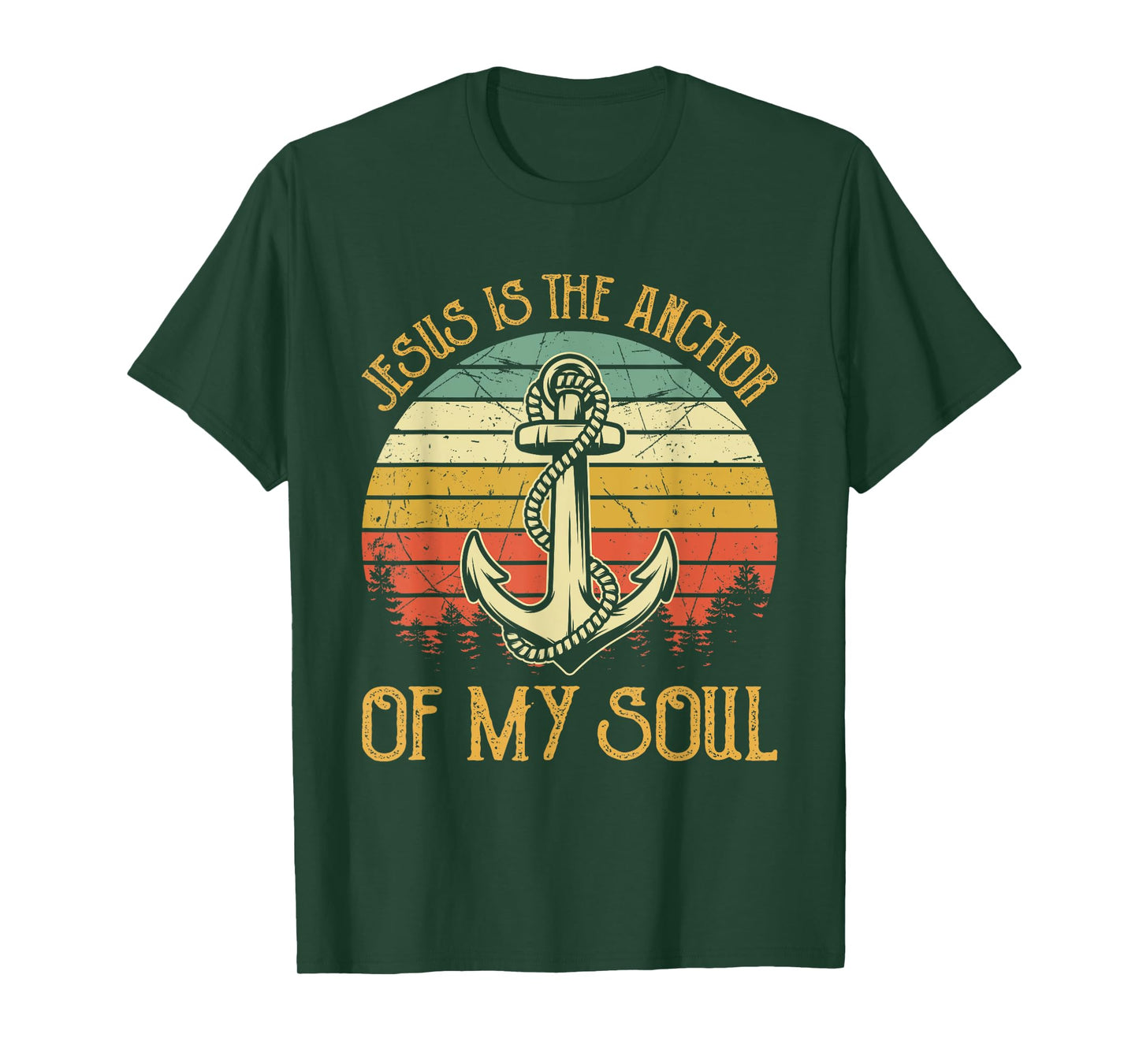 Jesus Is The Anchor Of My Soul Tshirt Mens Womens Christian T-Shirt