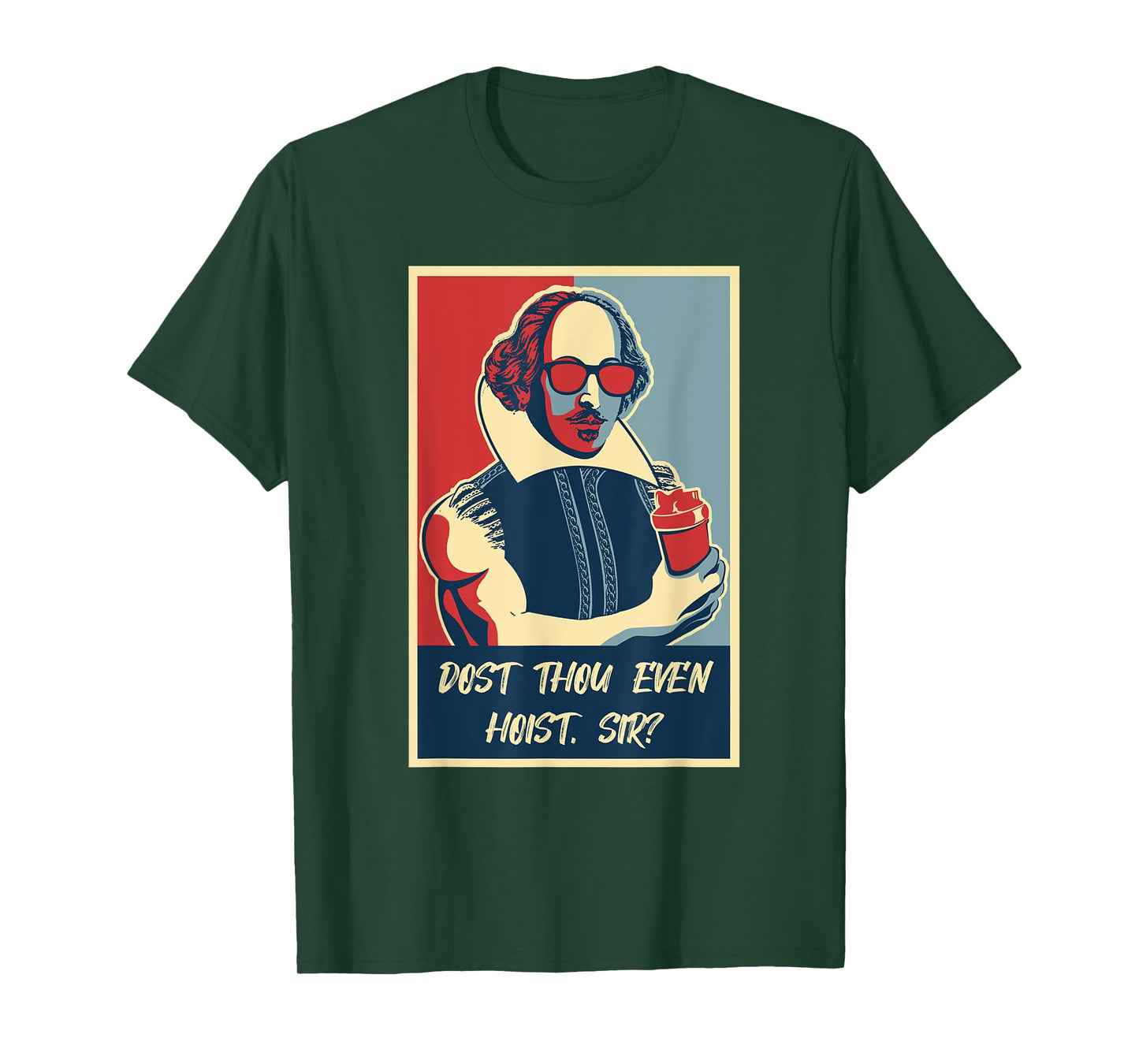 Funny Dost Thou Even Hoist Gym Bro Lifting Shakespeare T-Shirt