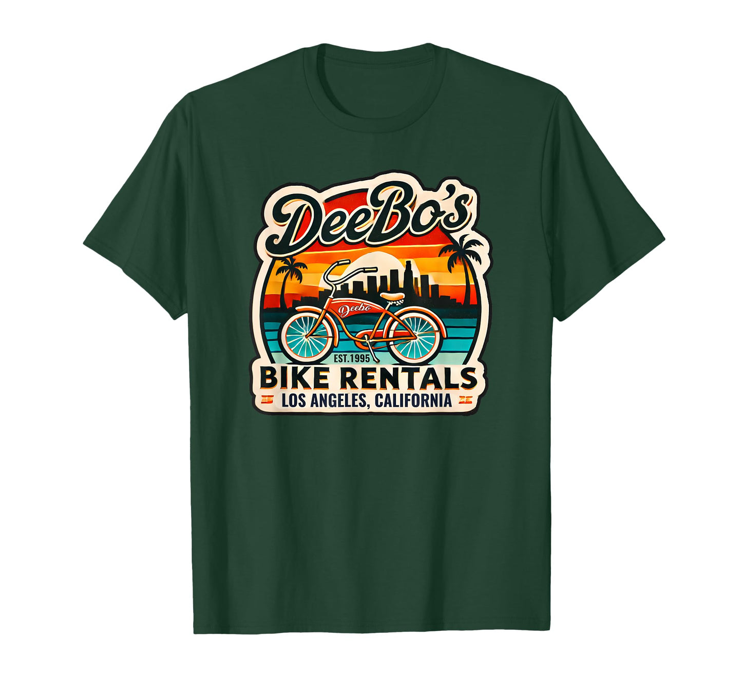 Deebo's Bike Rentals Beach Cruisers 90s Pop Culture T-Shirt