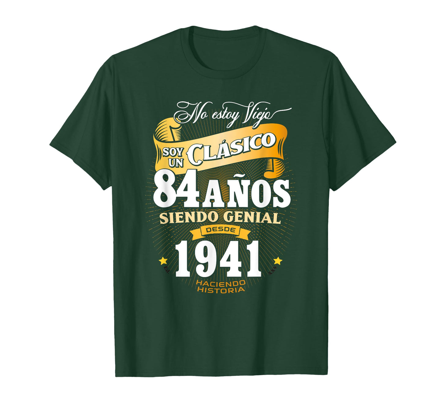 84th Birthday gift for Men in Spanish Regalo cumpleanos 84 T-Shirt