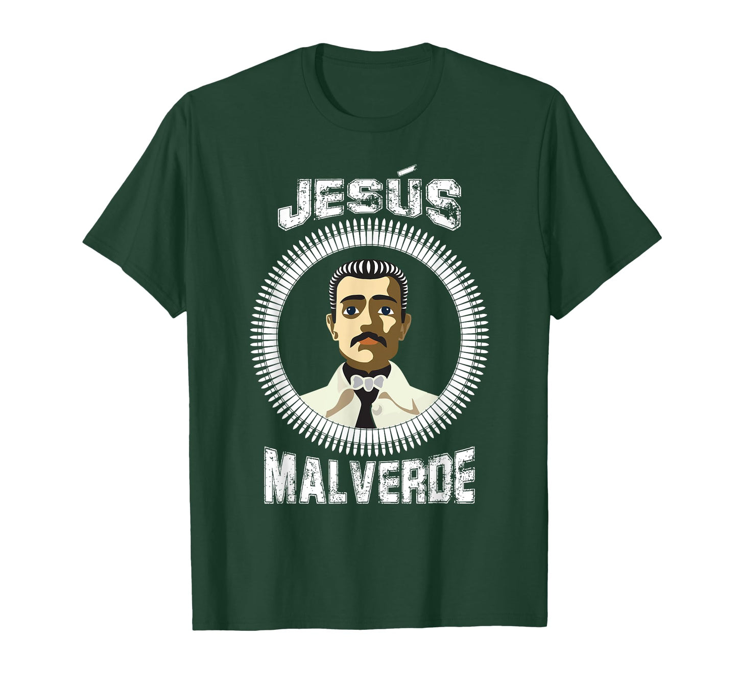 Jesus Malverde Tshirt Mexican Hero Angel Of The Poor Shirt T-Shirt