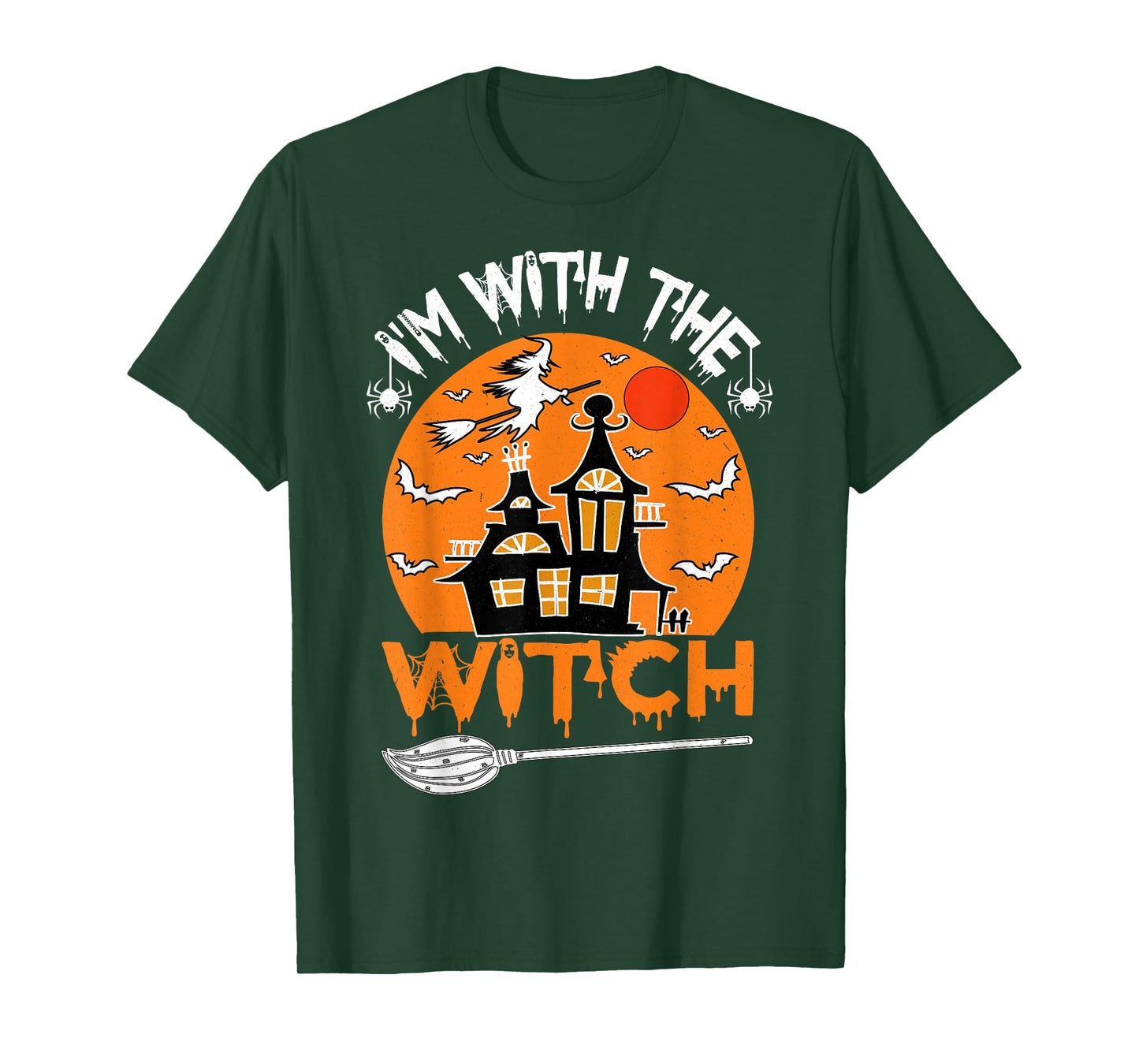 I'm with The Witch Funny Halloween Costume T-Shirt