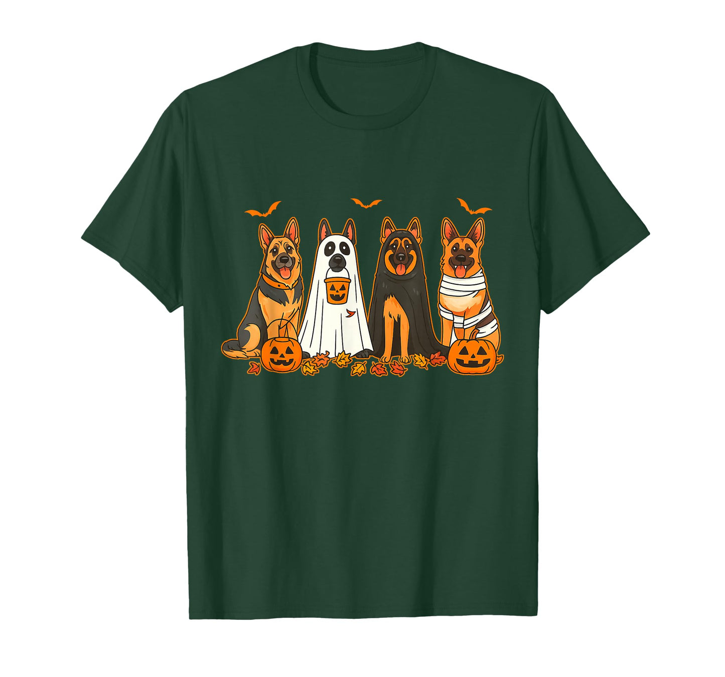 Retro Black Cat Witch Scary Halloween Pumpkin Women Men Kids T-Shirt