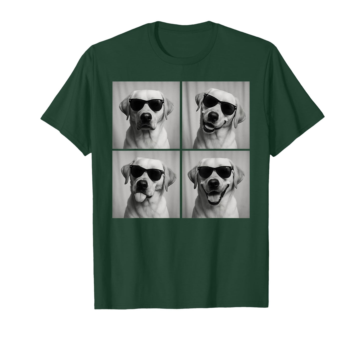 Funny Labrador Dog Lover Cute Yellow Lab Photo Booth T-Shirt