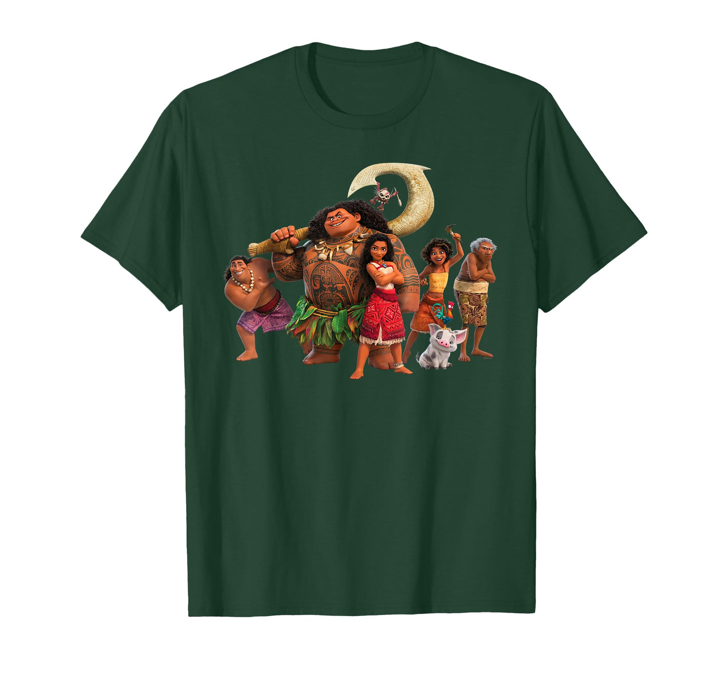 Disney Moana 2 Moana’s Ocean Adventure Crew Group Together T-Shirt