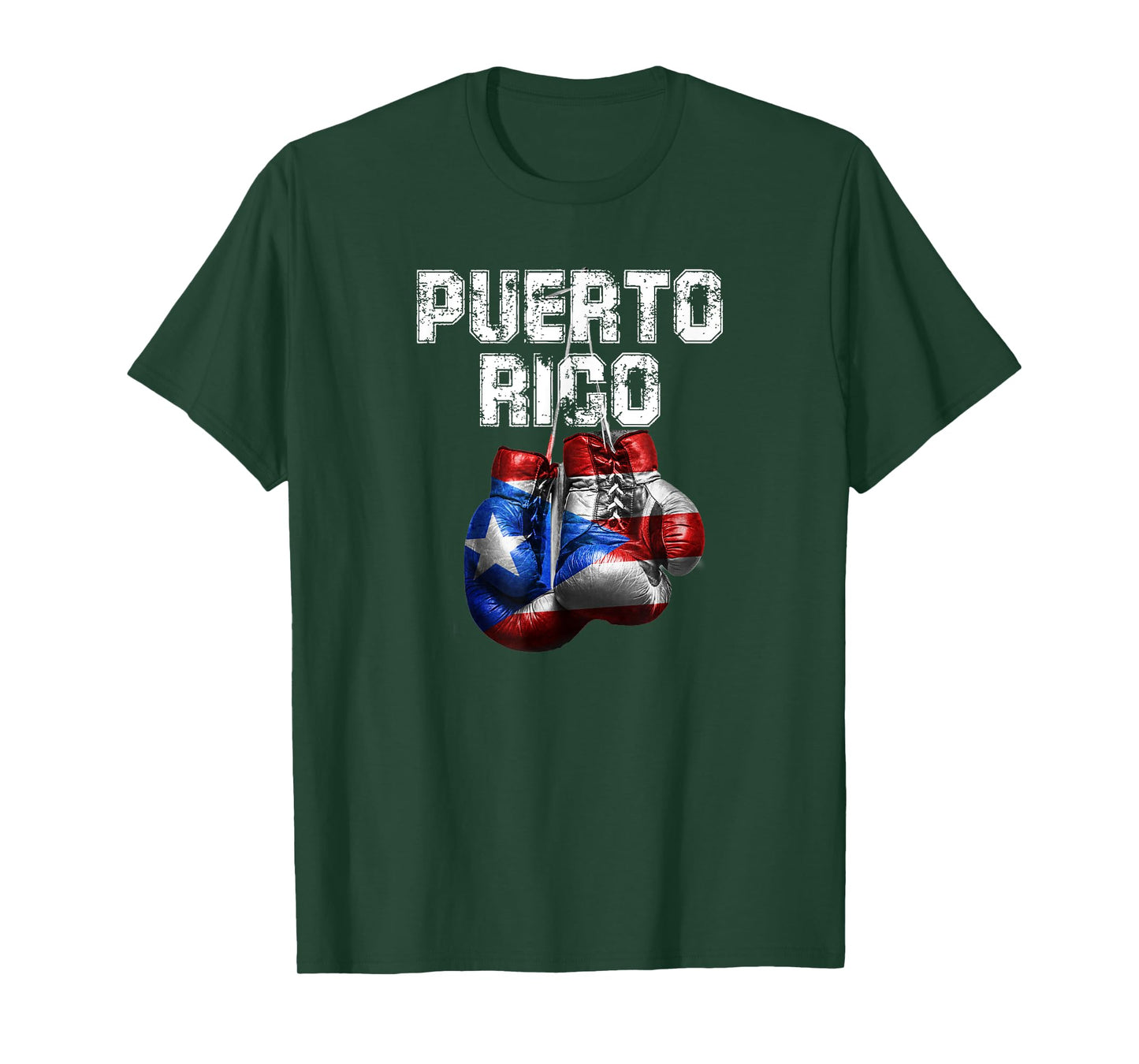 Puerto Rico Pride - Vintage Boxing Gloves T-Shirt T-Shirt