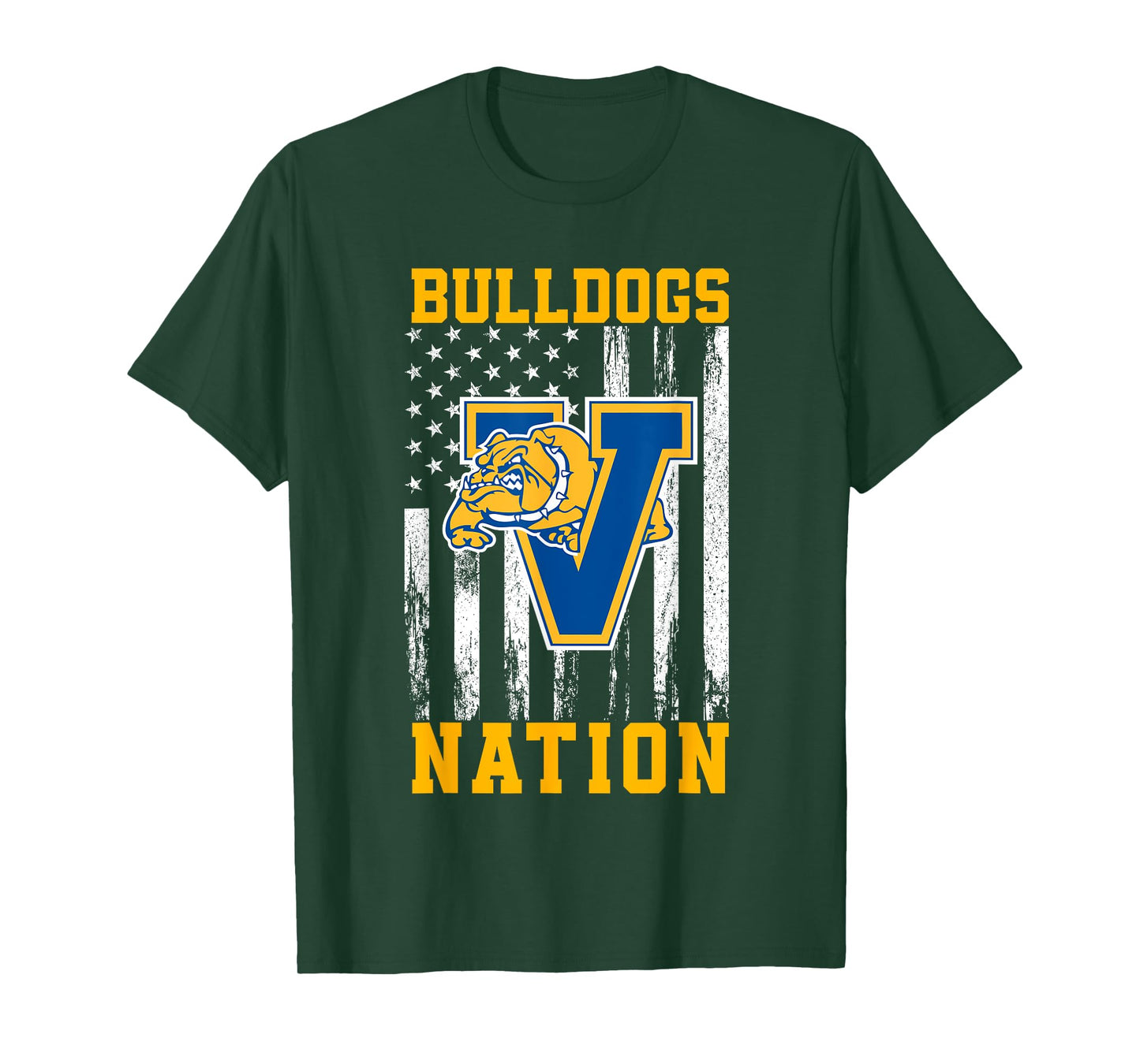 Venus Bulldogs Logo Nation HS T-Shirt