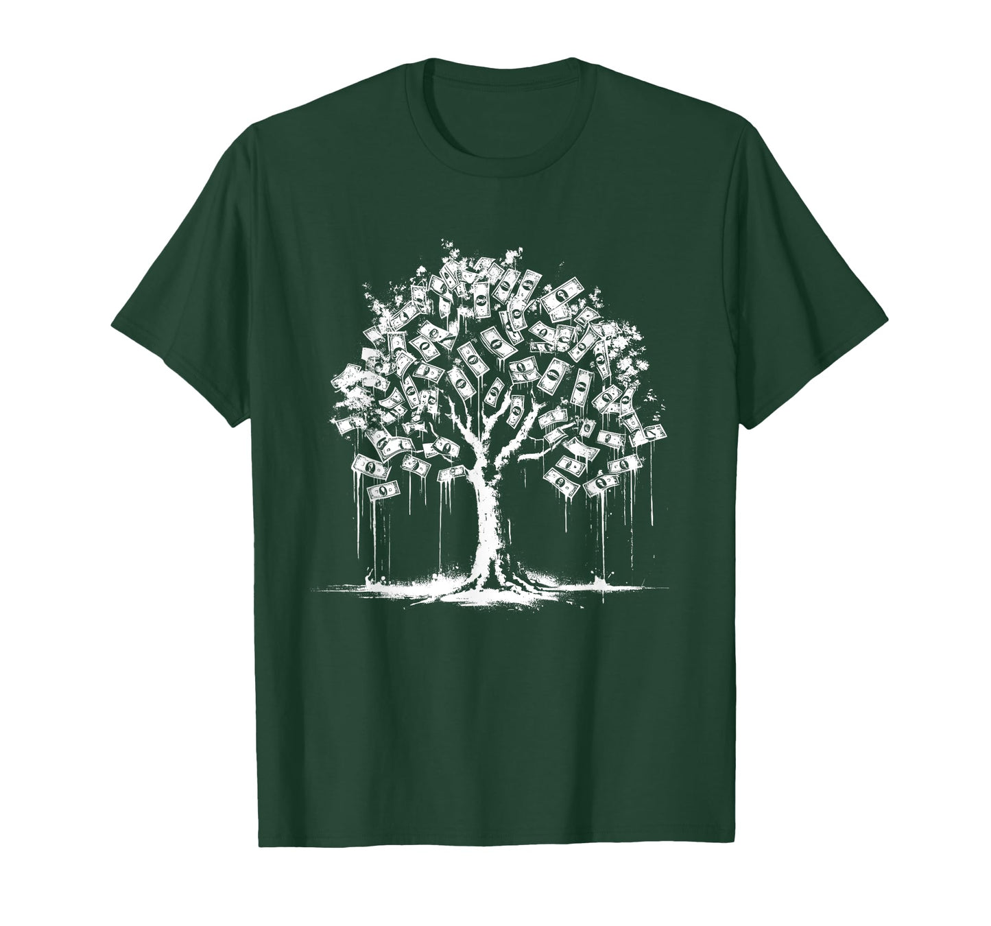 Money-Tree - Vintage Money Graphic Banknotes Lover T-Shirt