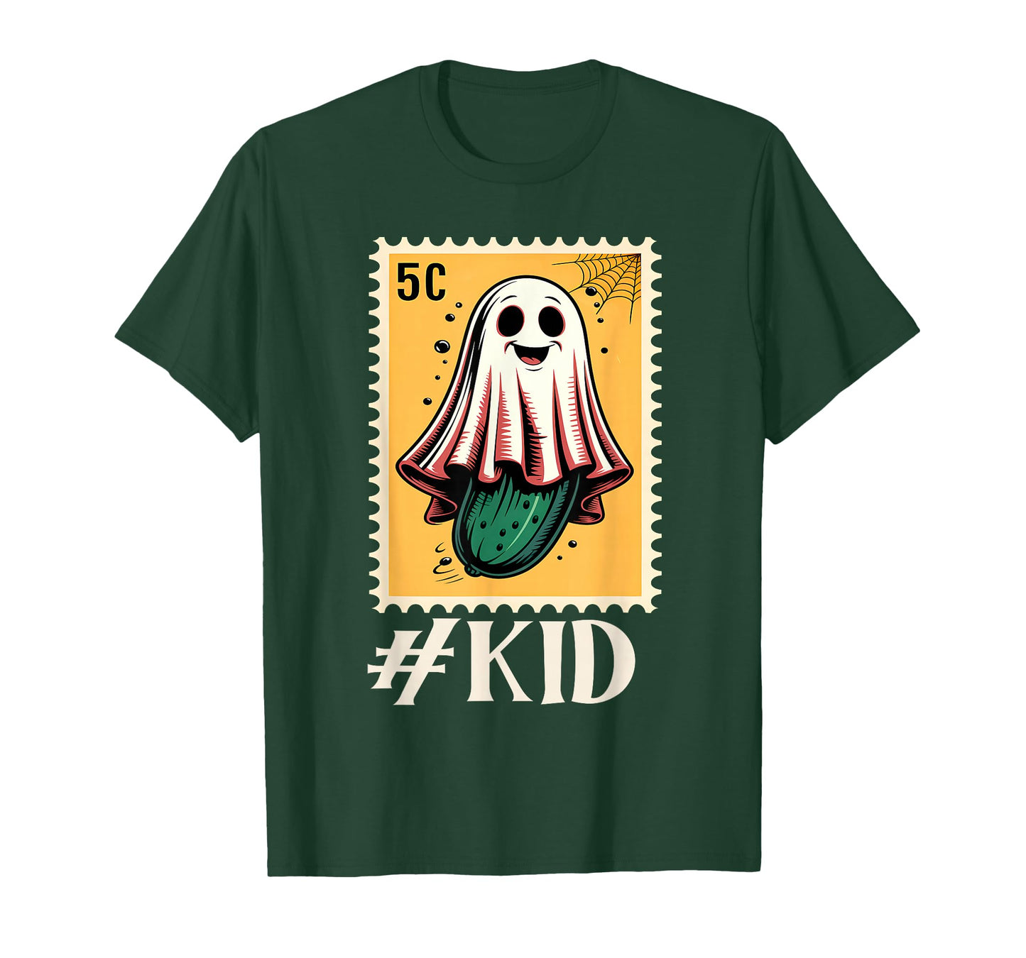 Creepy Cucumber Squad – Funny Halloween Stamp #Kid T-Shirt