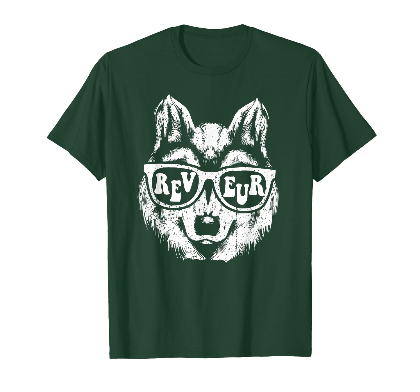 Reveur House of Dreamers School Spirit Wolf Vintage Graphic T-Shirt