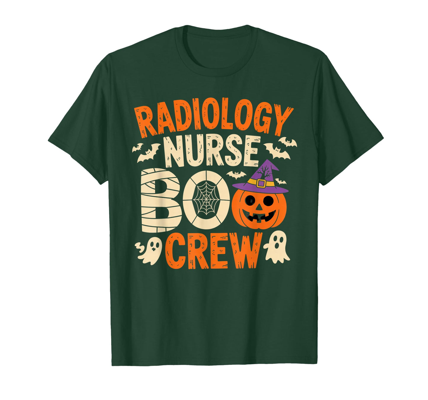 Radiology Nurse Boo Crew Funny Spooky Halloween Outfit T-Shirt
