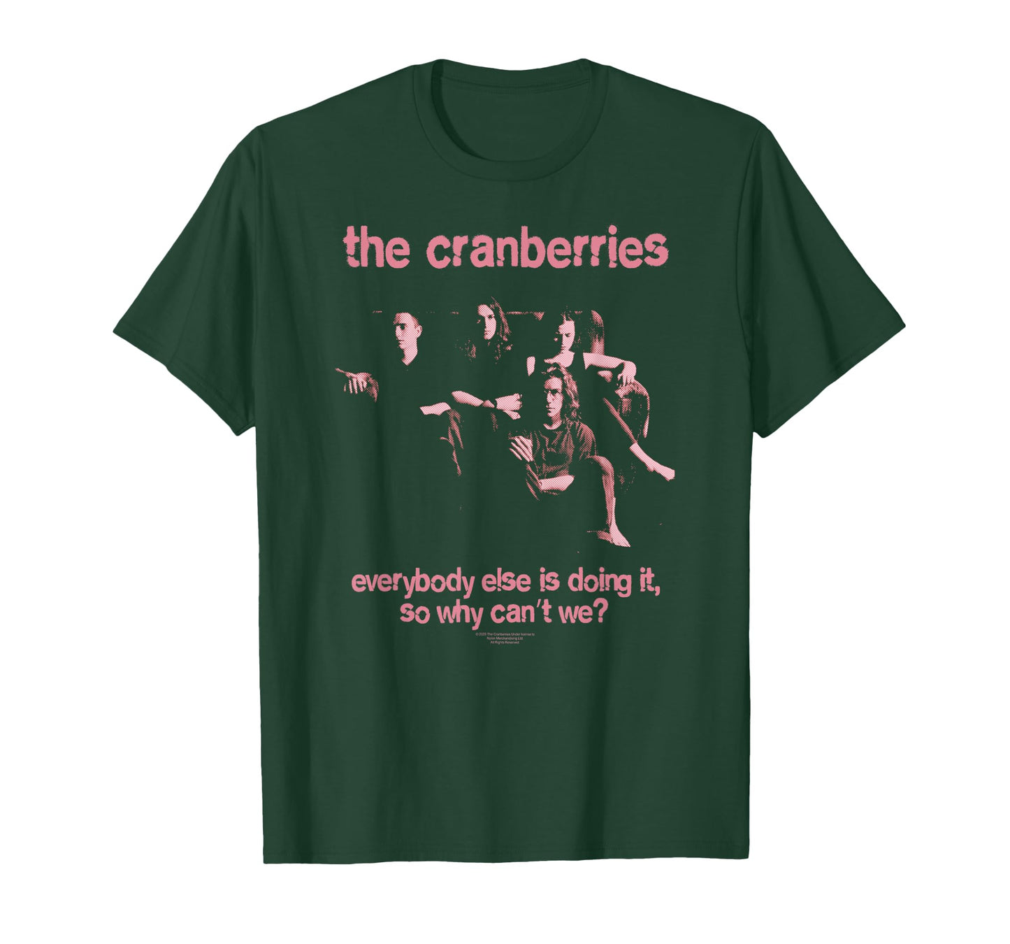 The Cranberries Everybody Else is Doing It Pink Vintage Band T-Shirt
