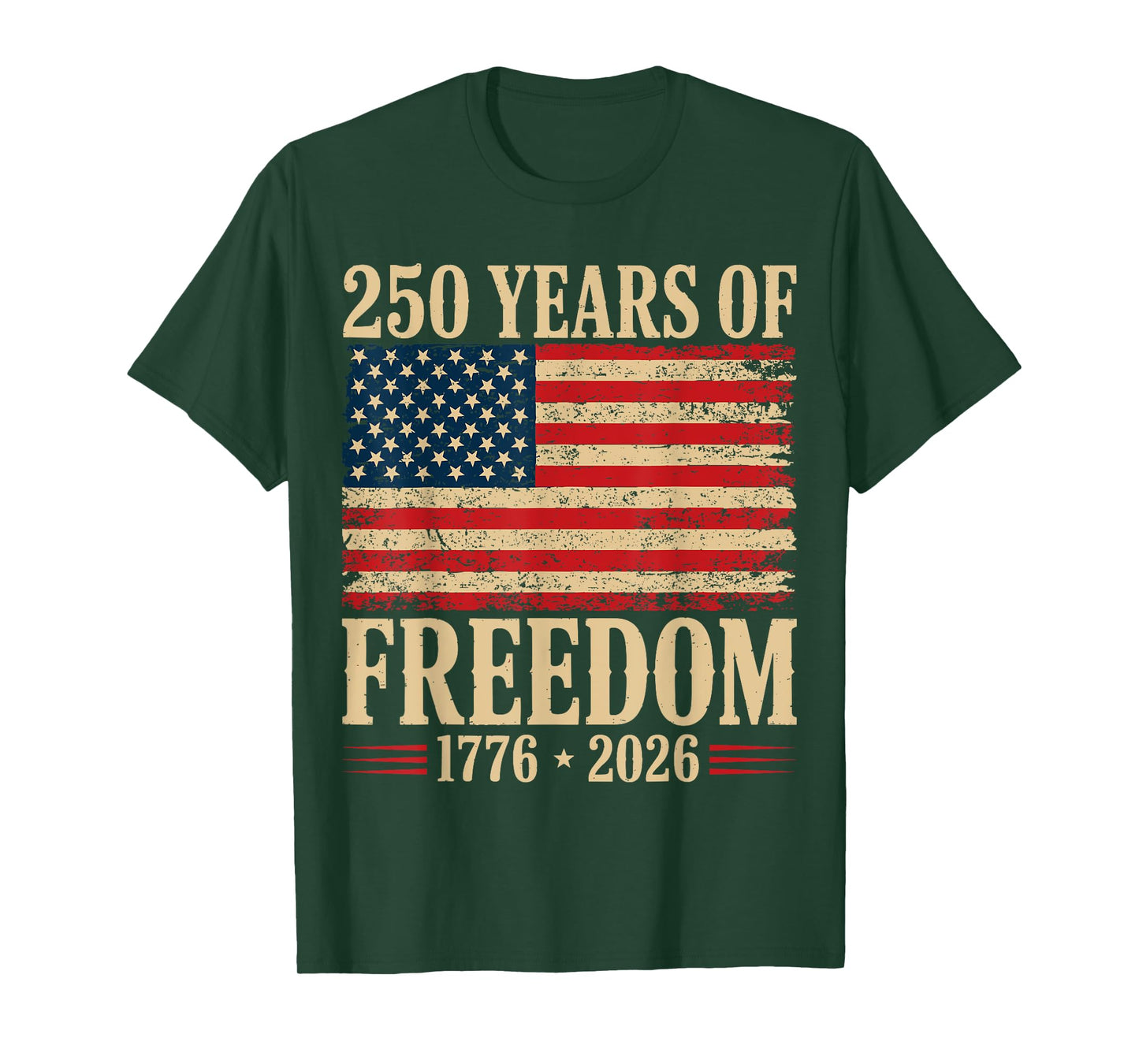 250th America Anniversary Independence 250 years of freedom T-Shirt