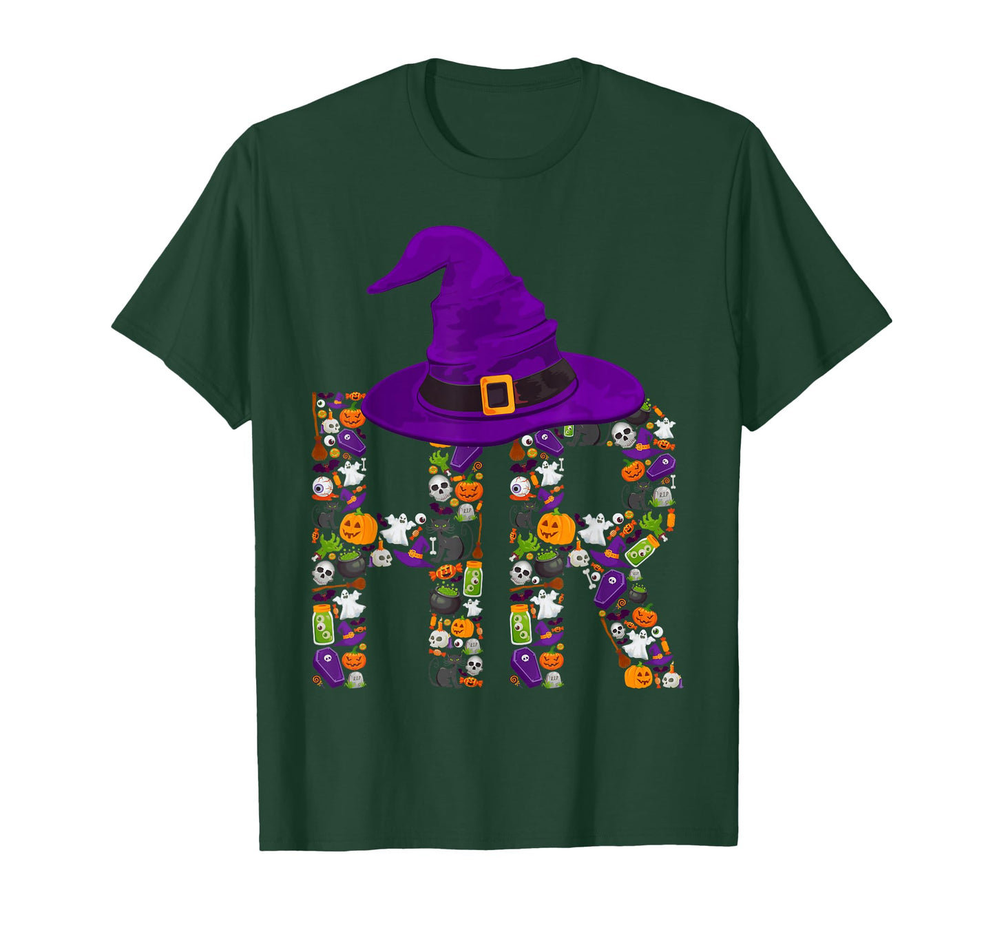 HR Witch Human Resources Pumpkin Halloween Costume T-Shirt