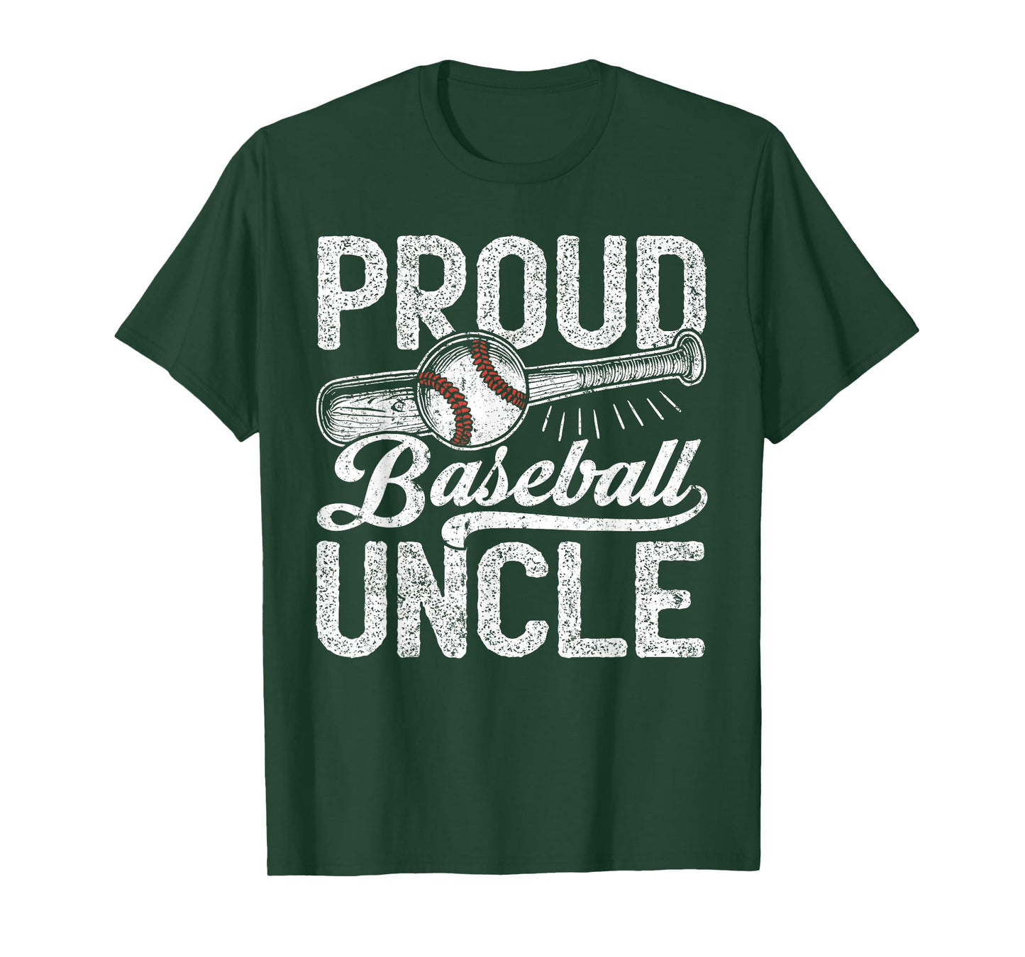 Uncle Baseball Men, Vintage Proud Baseball Uncle T-Shirt