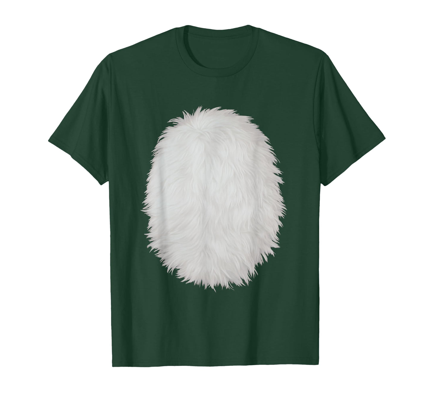 White Belly Costume DIY Cosplay Panda Bear Cat Skunk Deer T-Shirt