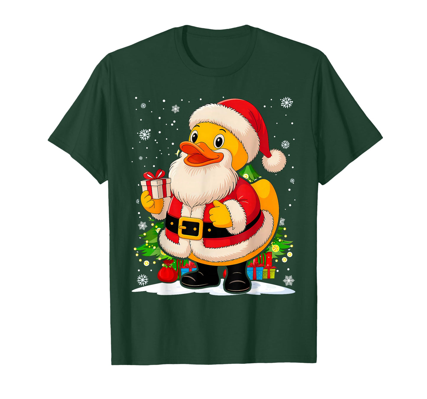 Funny Rubber Duck Christmas Santa Ducky T-Shirt