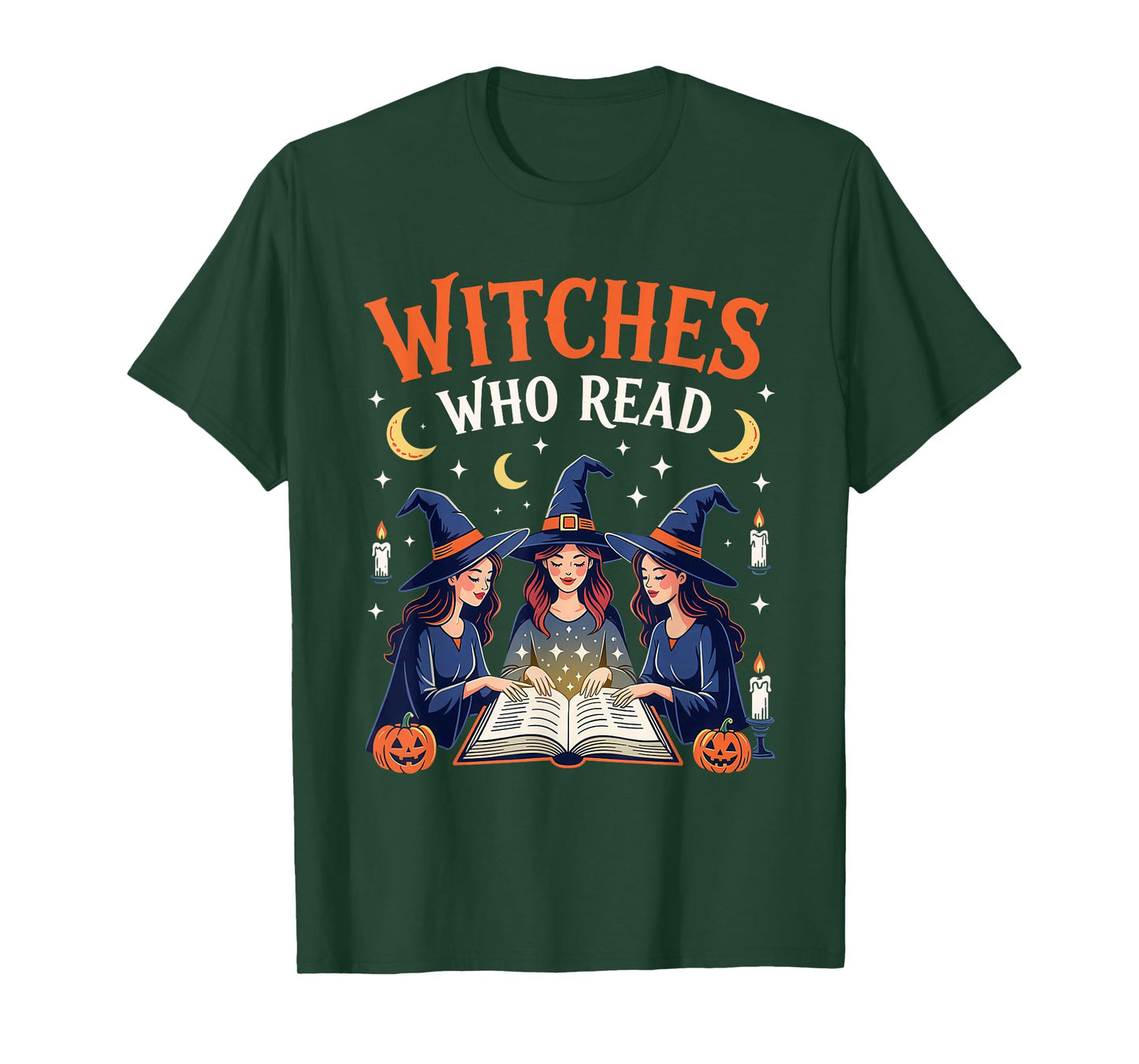 Witches Who Read Halloween Book Club T-Shirt
