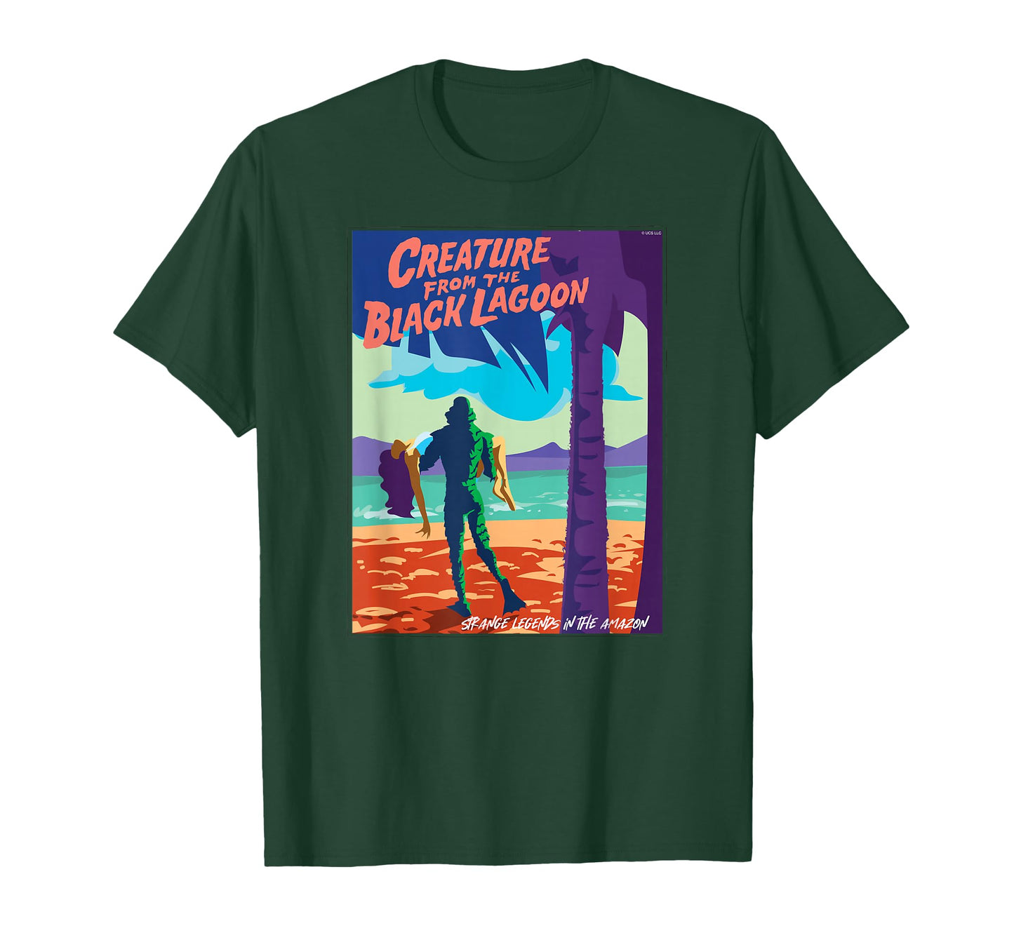 Universal Monsters Creature from the Black Lagoon Poster T-Shirt
