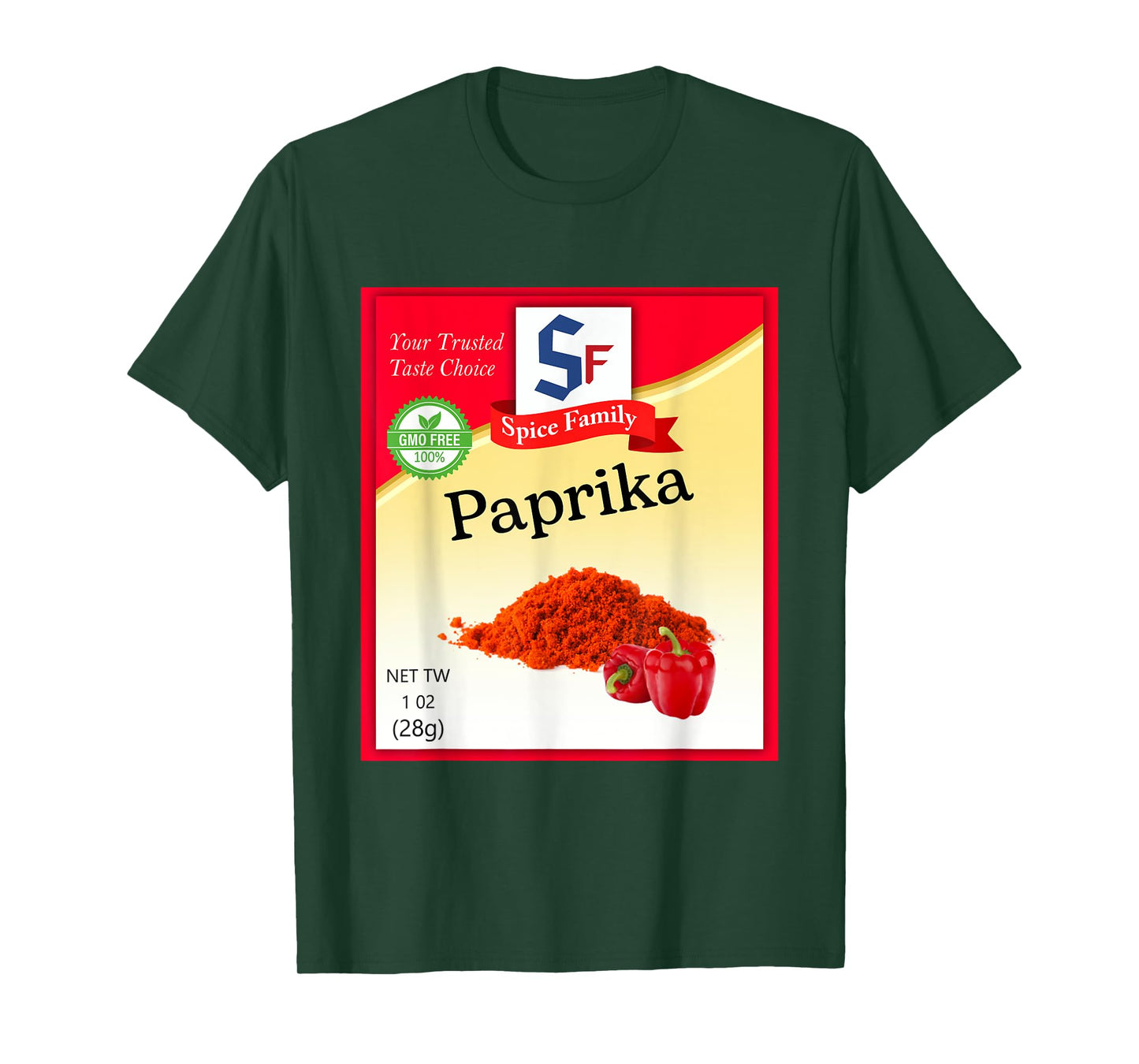 Paprika Condiment Costume Holiday Spice Group Costumes T-Shirt