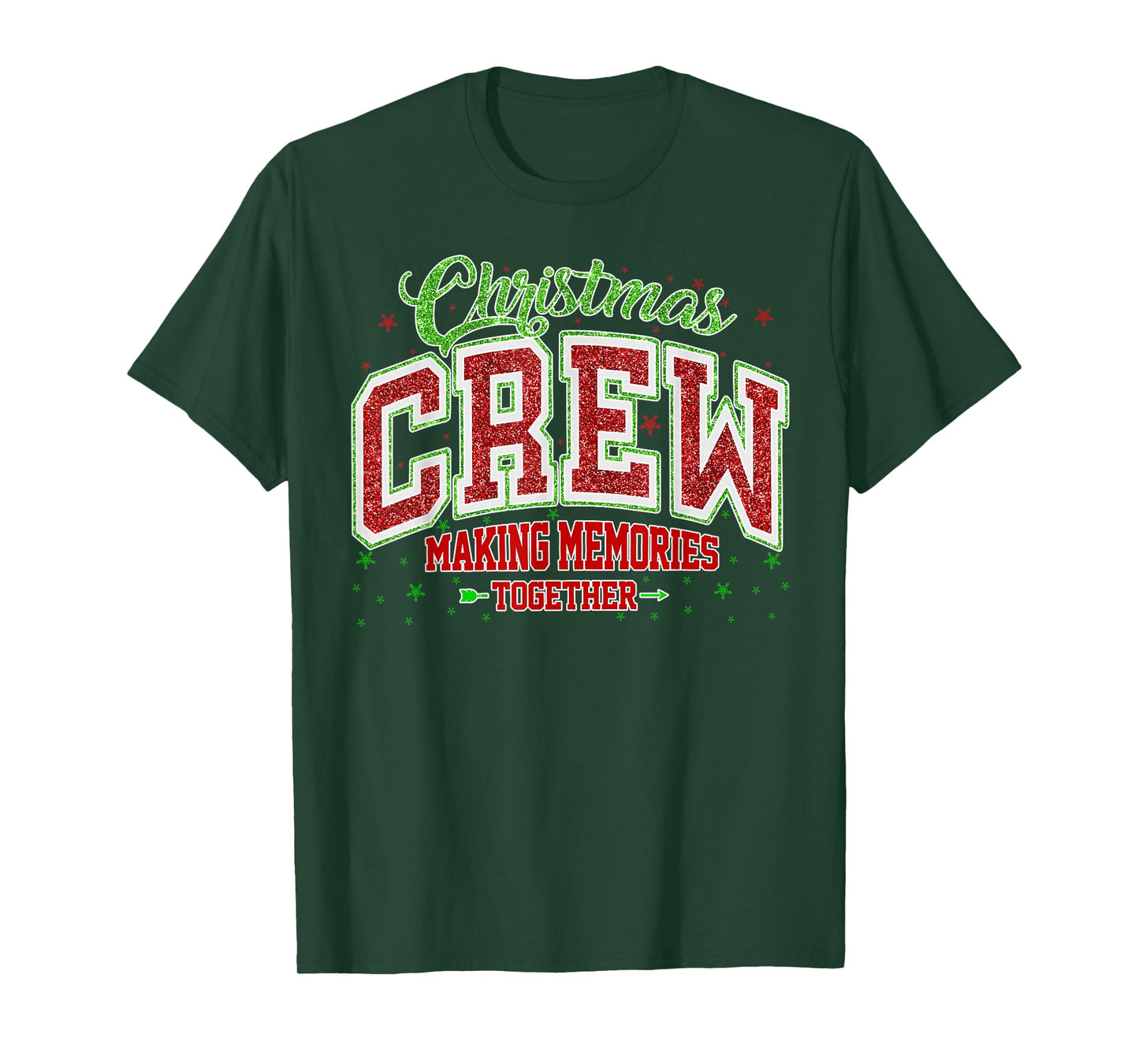 Christmas Crew Making Memories Together Pajamas Holiday Xmas T-Shirt