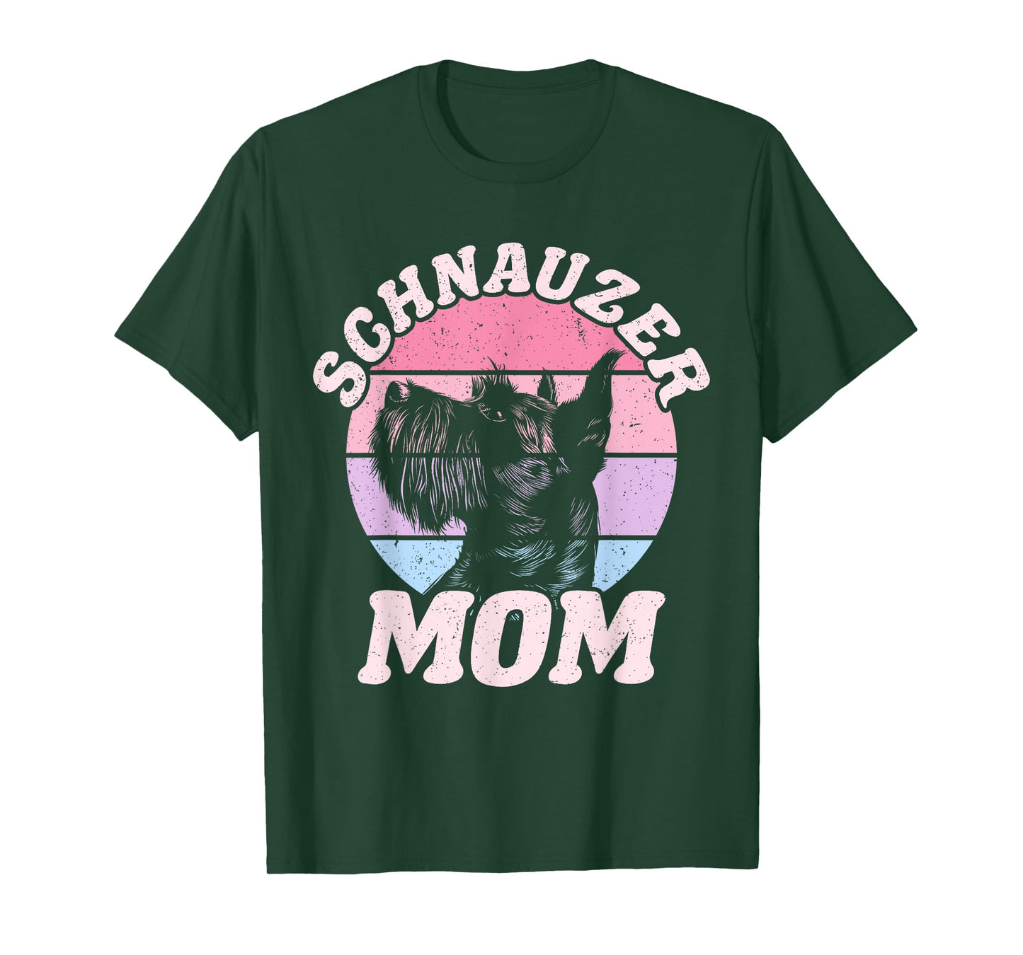 Schnauzer Mom Dog Funny Mother's Day Vintage Pet T-Shirt