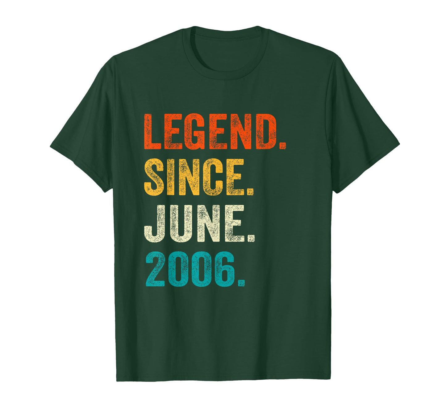 Legend Since June 2006 19th Birthday Lover 19 Year Old T-Shirt