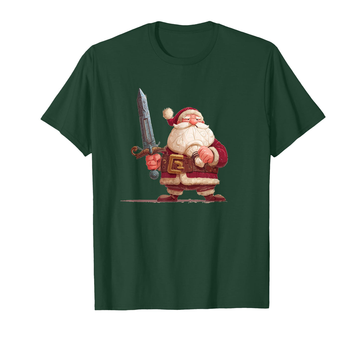 Amazing Santa Claus in Knight Style for Boys and Girls T-Shirt