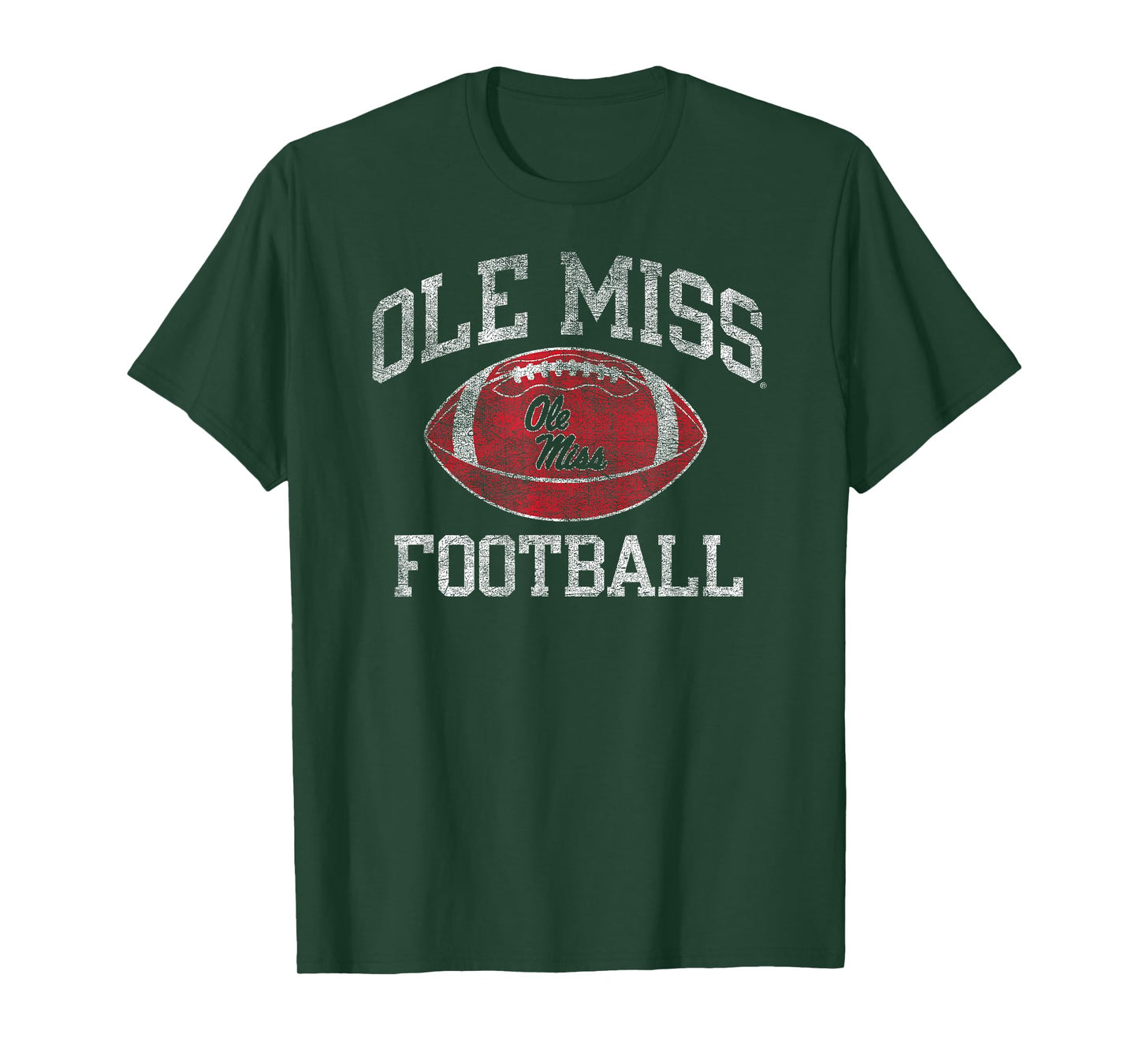 Mississippi Ole Miss Rebels Football Intensity Navy T-Shirt