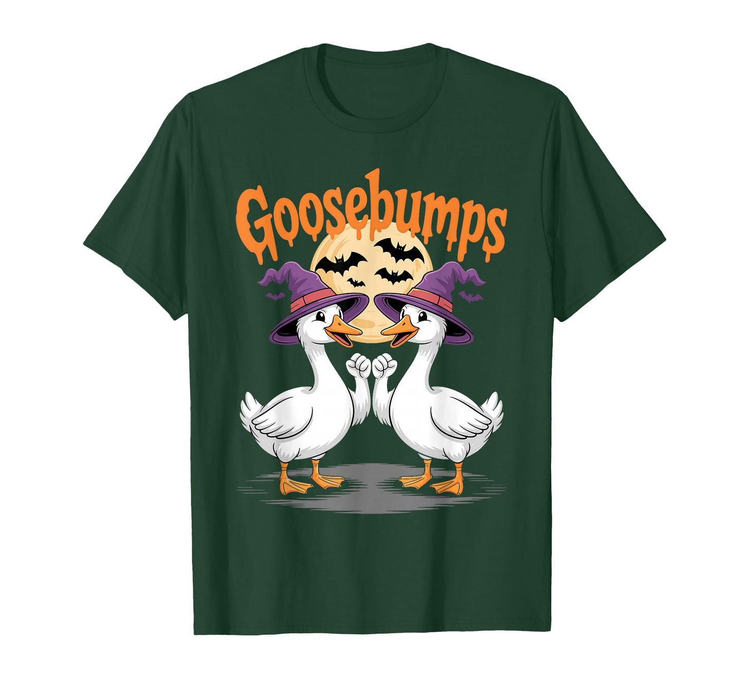Goose Bumps Goosebumps Funny Halloween Geese Fist Bump Tees T-Shirt