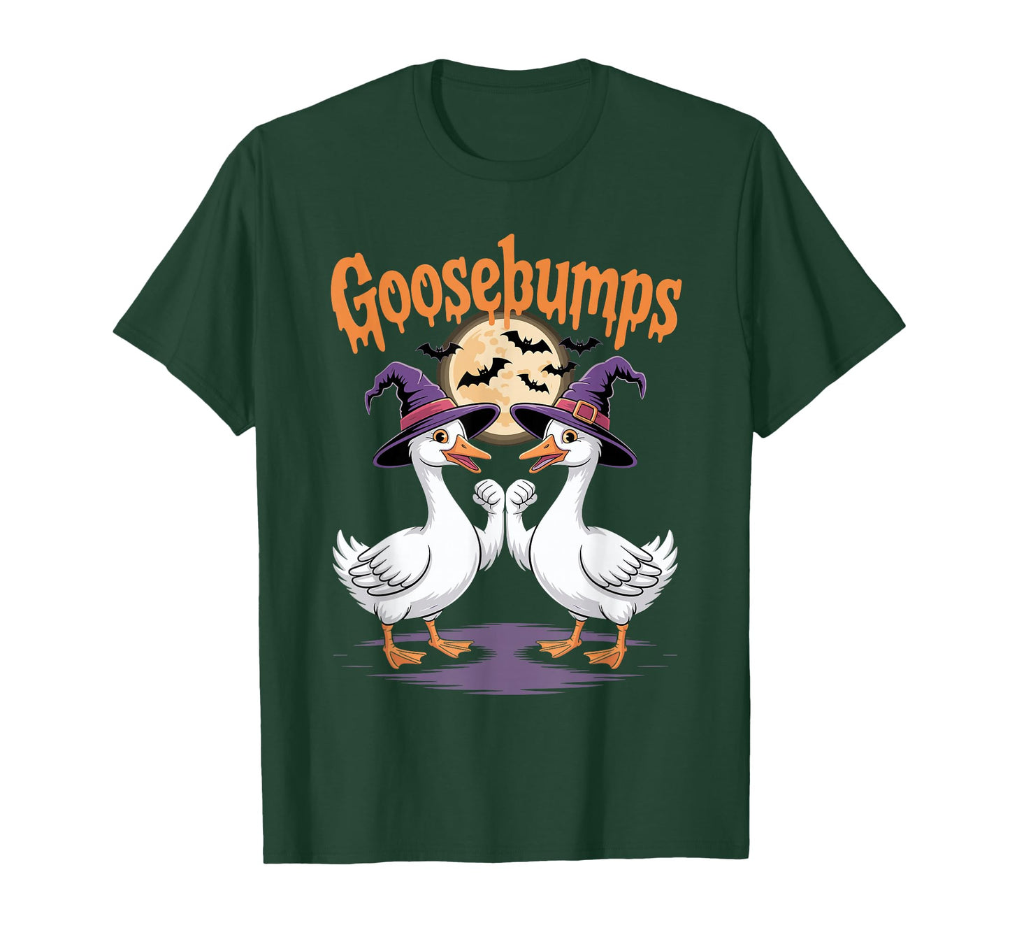 Goose Bumps Goosebumps Funny Geese Fist Bump Halloween Tees T-Shirt