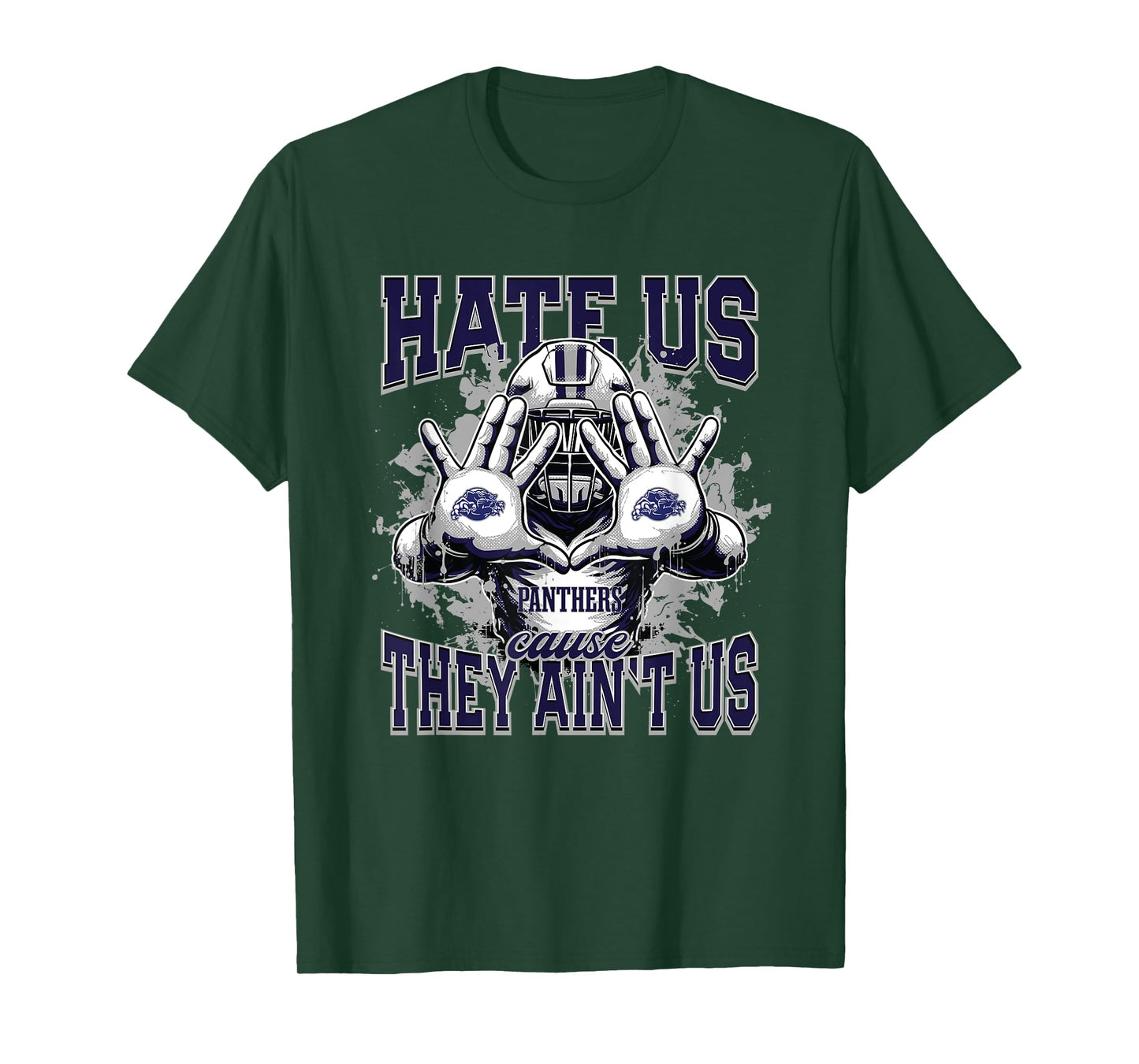 Pasquotank County Panthers Logo Hate Us Cause They Ain't HS T-Shirt