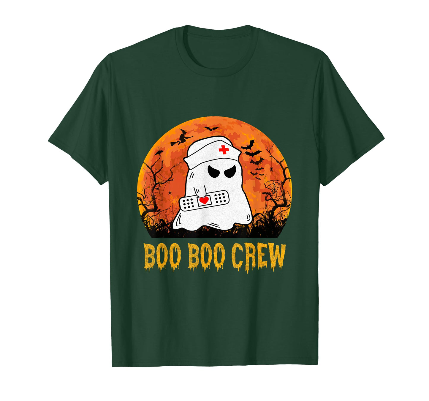 Boo Boo Crew Nurse Shirts Halloween Nurse Shirts for Women T-Shirt