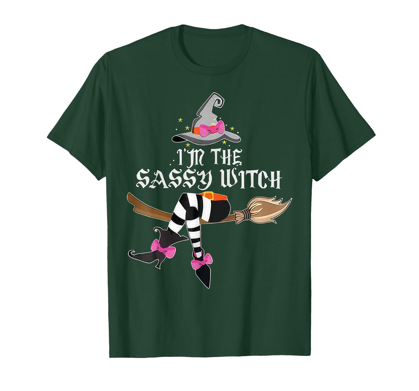 I'm The Sassy Witch Halloween Matching Group Costume Women T-Shirt