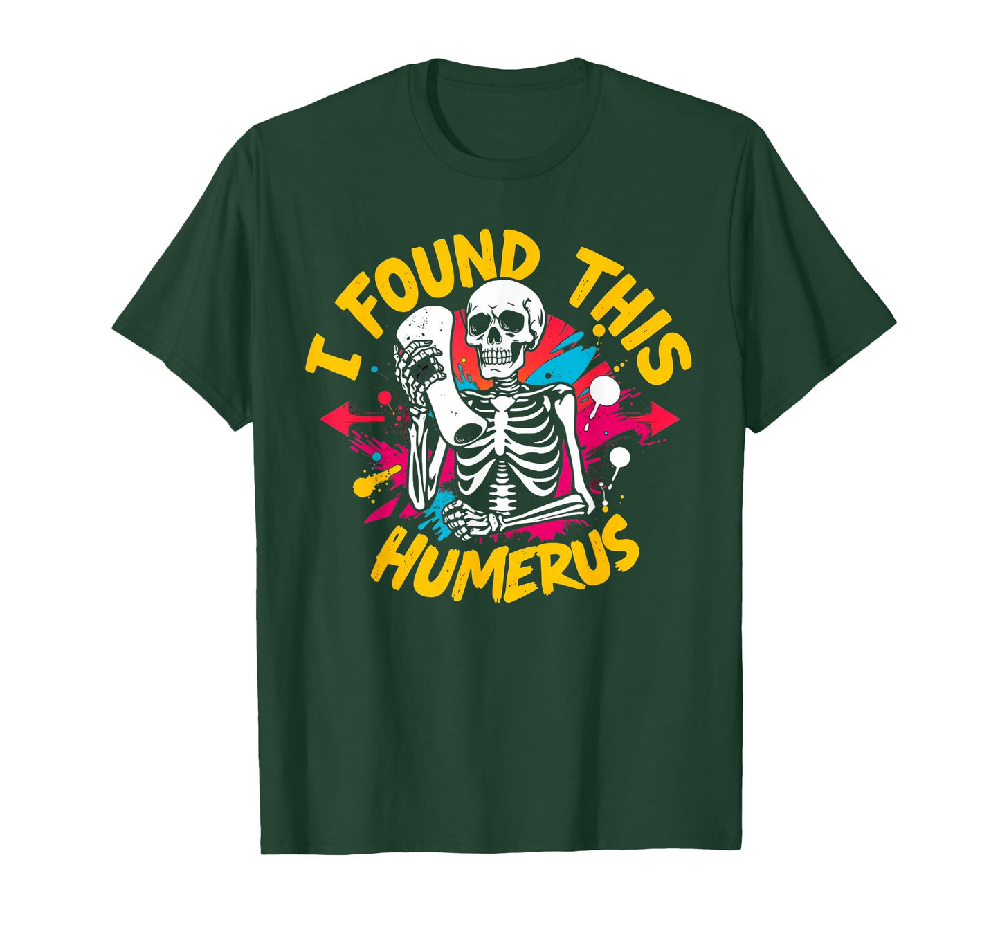 Funny I Found This Humerus Boo Ghost Halloween Costume Humor T-Shirt