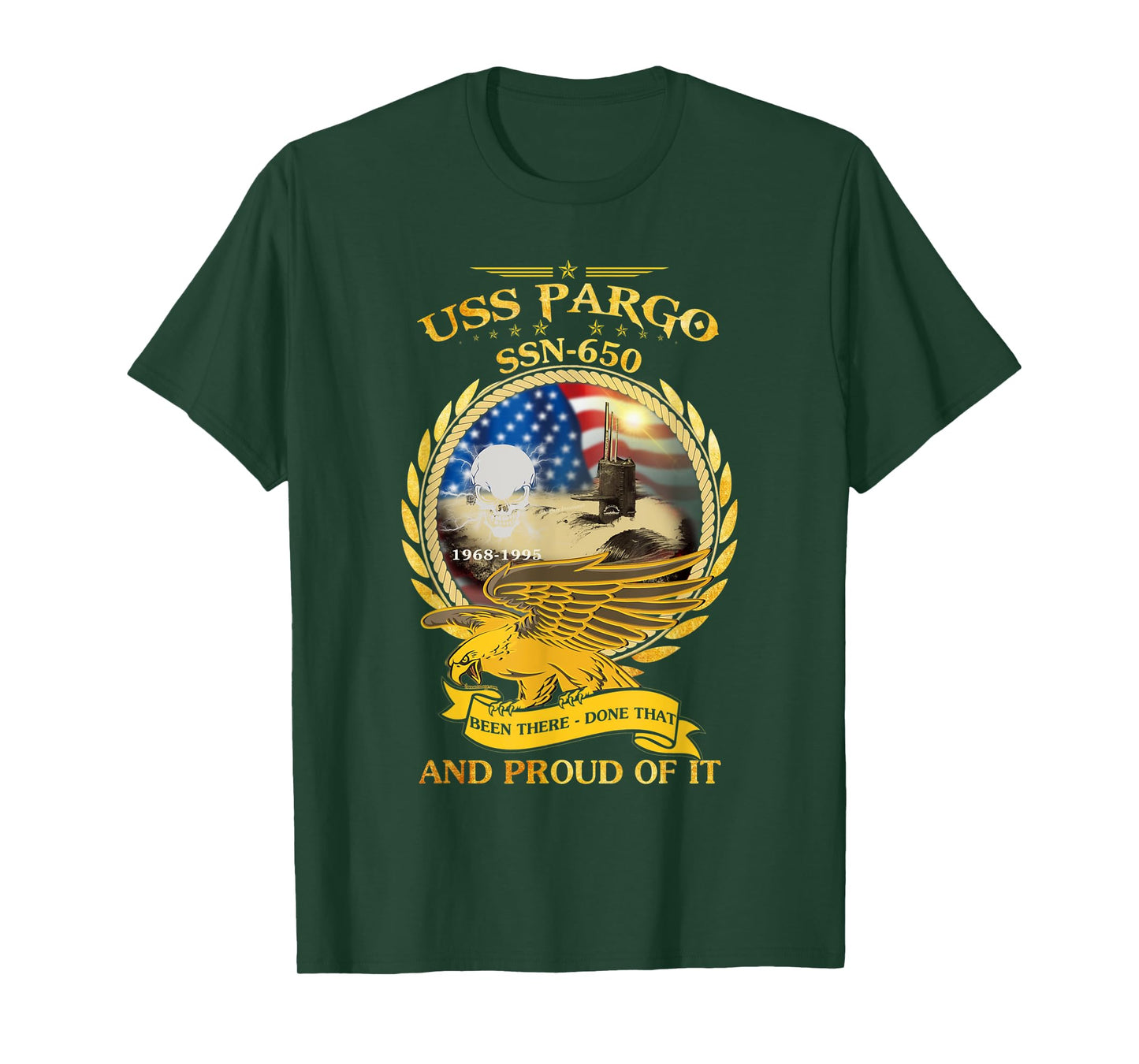 USS Pargo (SSN-650) 1968-1995 T-Shirt