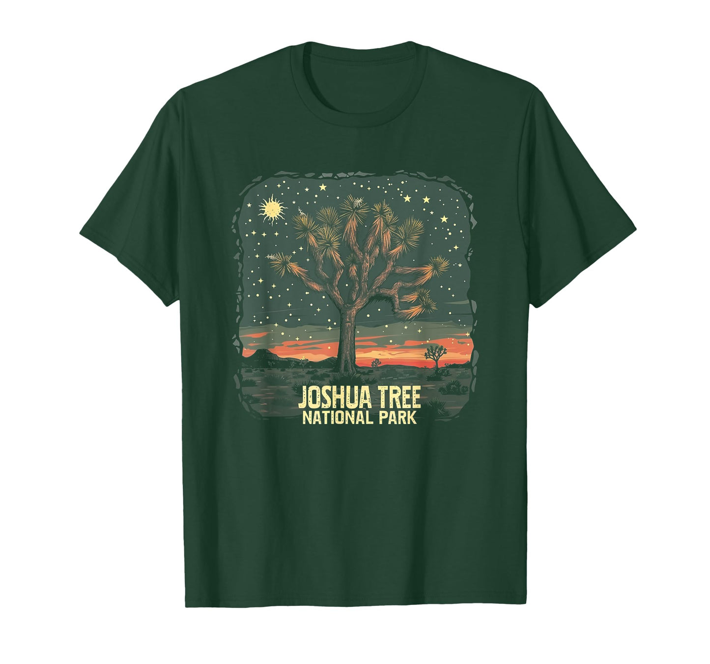 Joshua Tree - US National Park Vintage Men Women Kids Retro T-Shirt