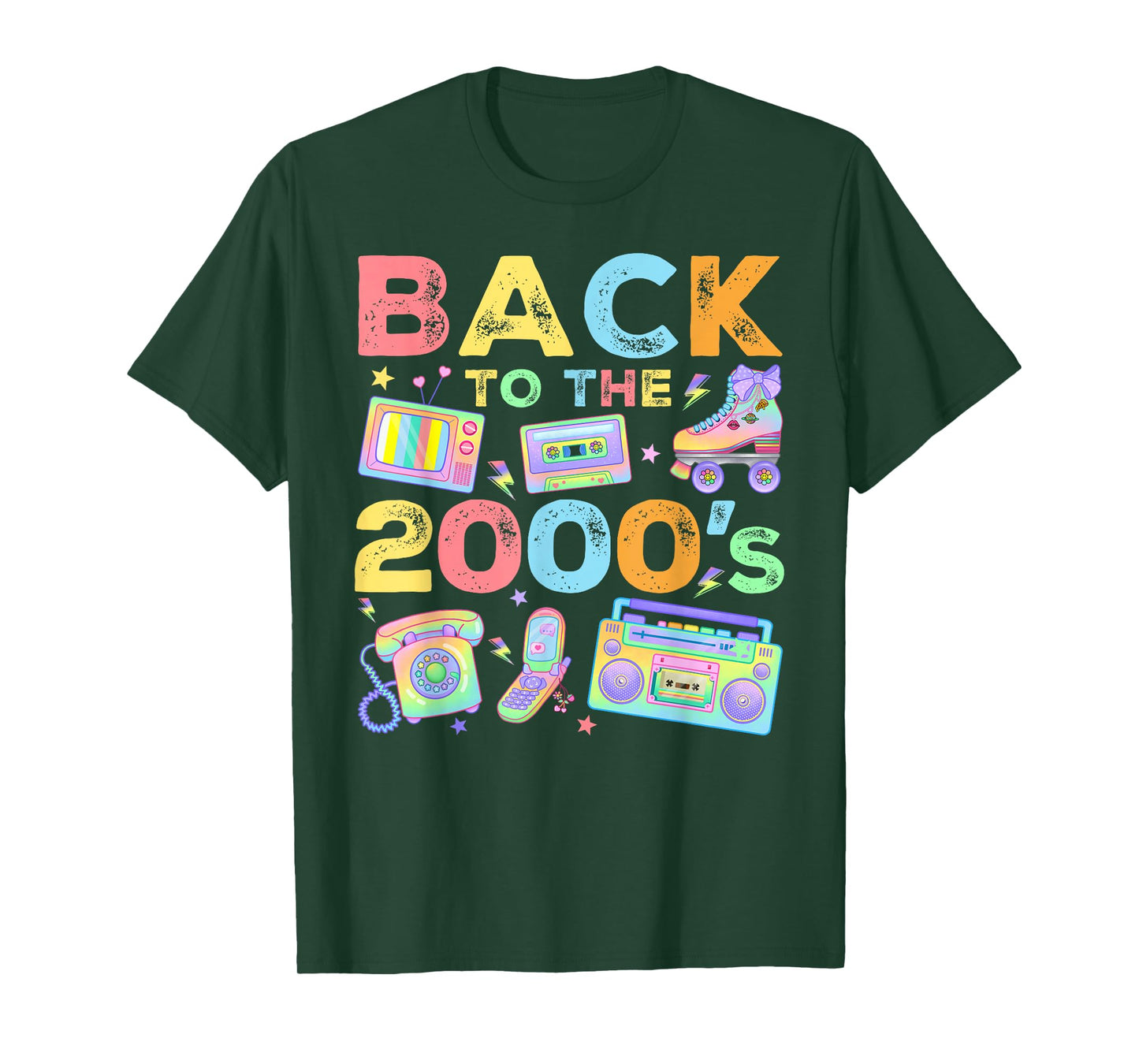 Back To 2000's 2000s Vintage Style 2000s Retro Party T-Shirt